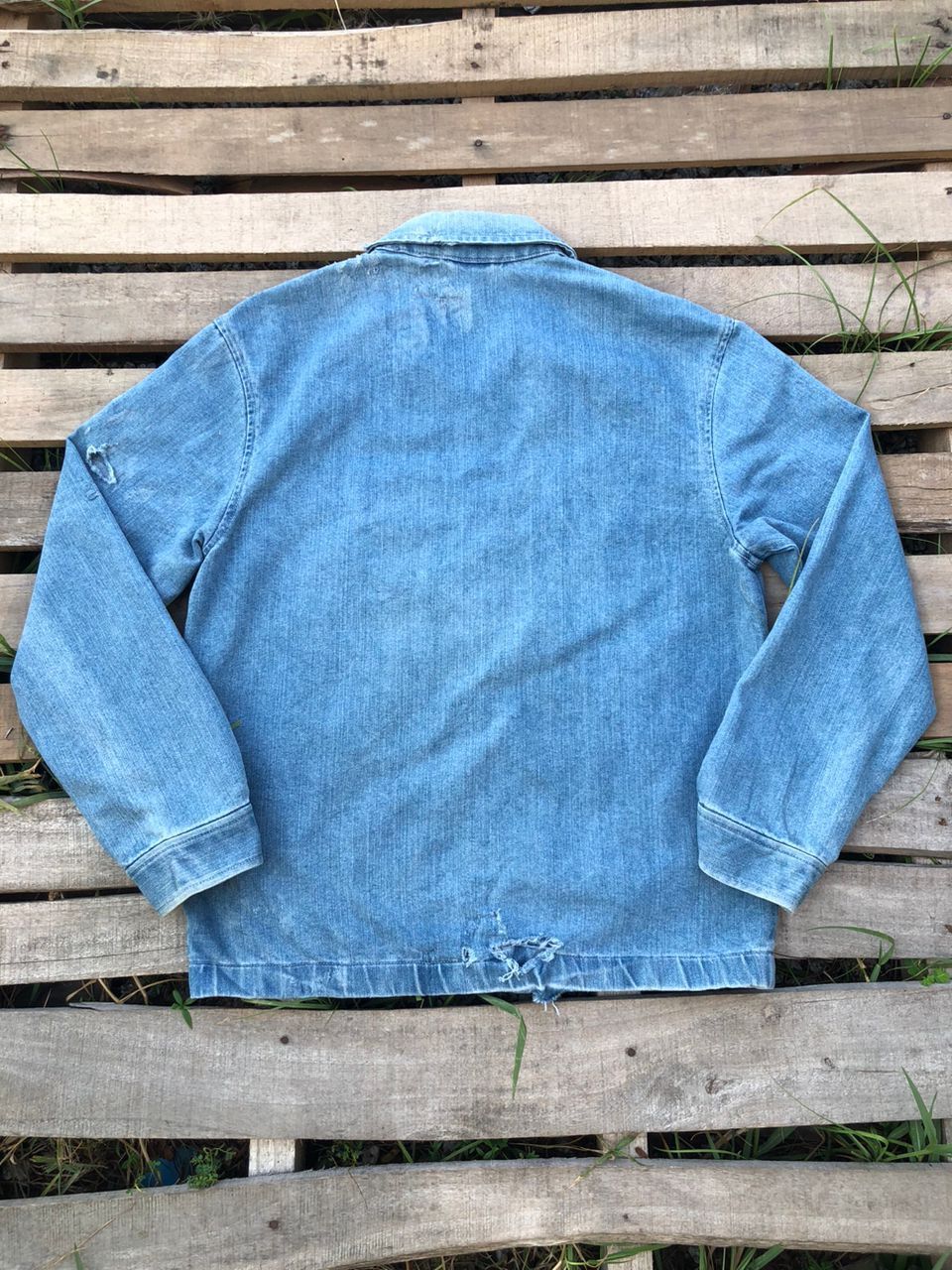 Dickies Vintage Dickies Denim Jacket Distressed Size US M / EU 48-50 / 2 - 2 Thumbnail