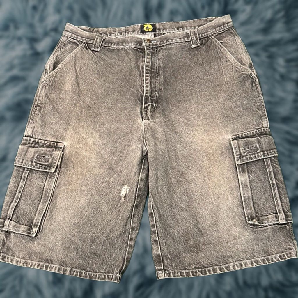 Vintage VINTAGE God Body Cargo Baggy Hip Hop Skater Grunge Jeans Shorts SZ 38 JNCO Jorts Mens Grunge Hip Hop Skater 2000s Pockets Size US 38 / EU 54 - 1 Thumbnail