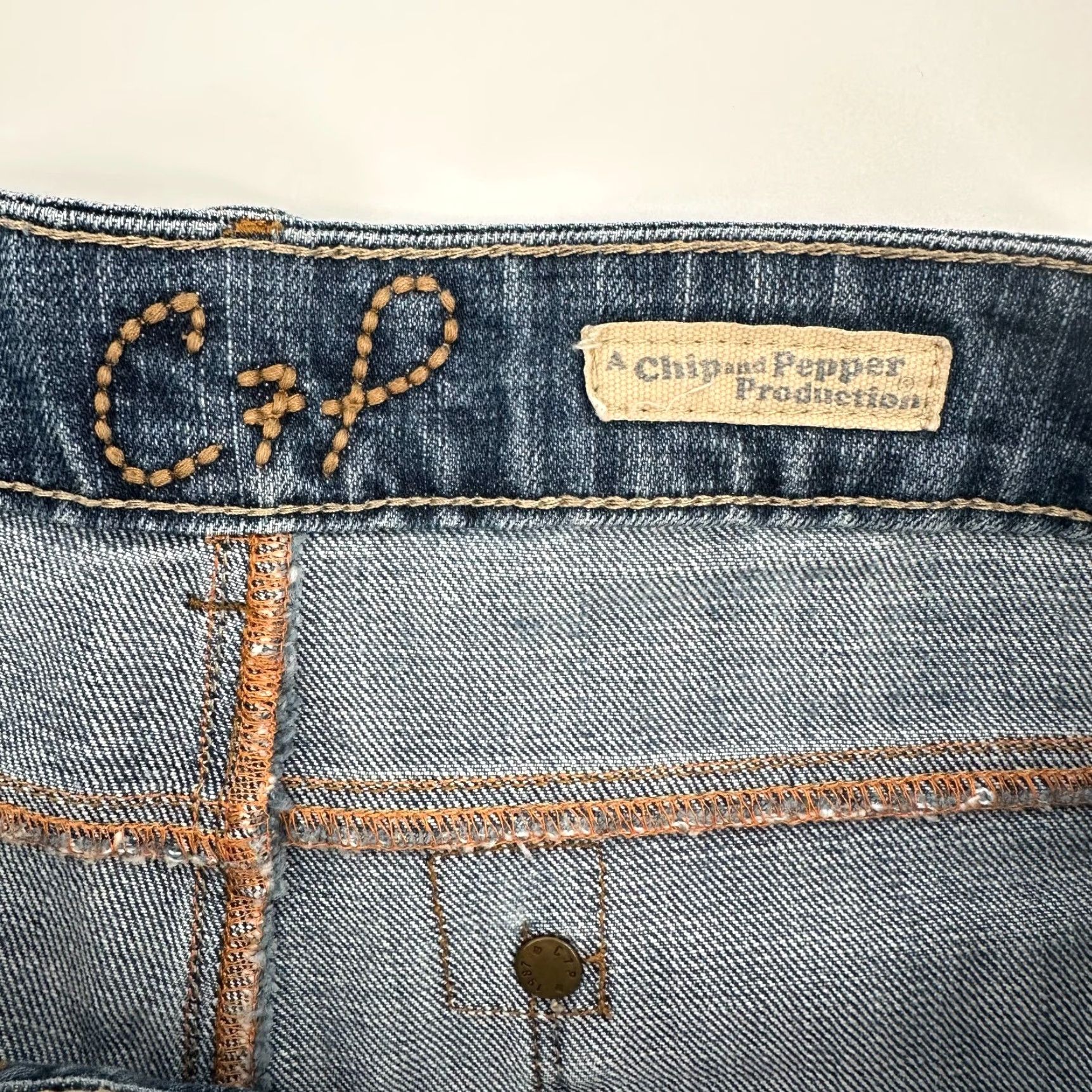 Vintage Chip & Pepper Jeans Women 13 Blue Denim Cotton Stretch Laguna Beach Bootcut Jeans Size 34" / US 12 / IT 48 - 4 Thumbnail