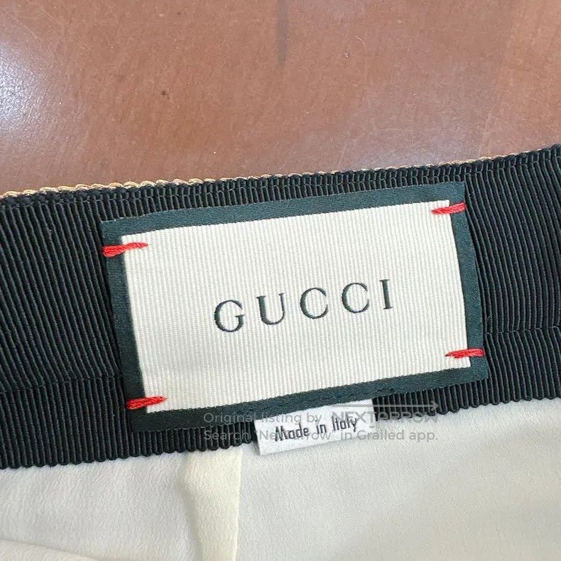 Gucci Gucci Black gold tweed skirt Size 27" / US 4 / IT 40 - 3 Thumbnail