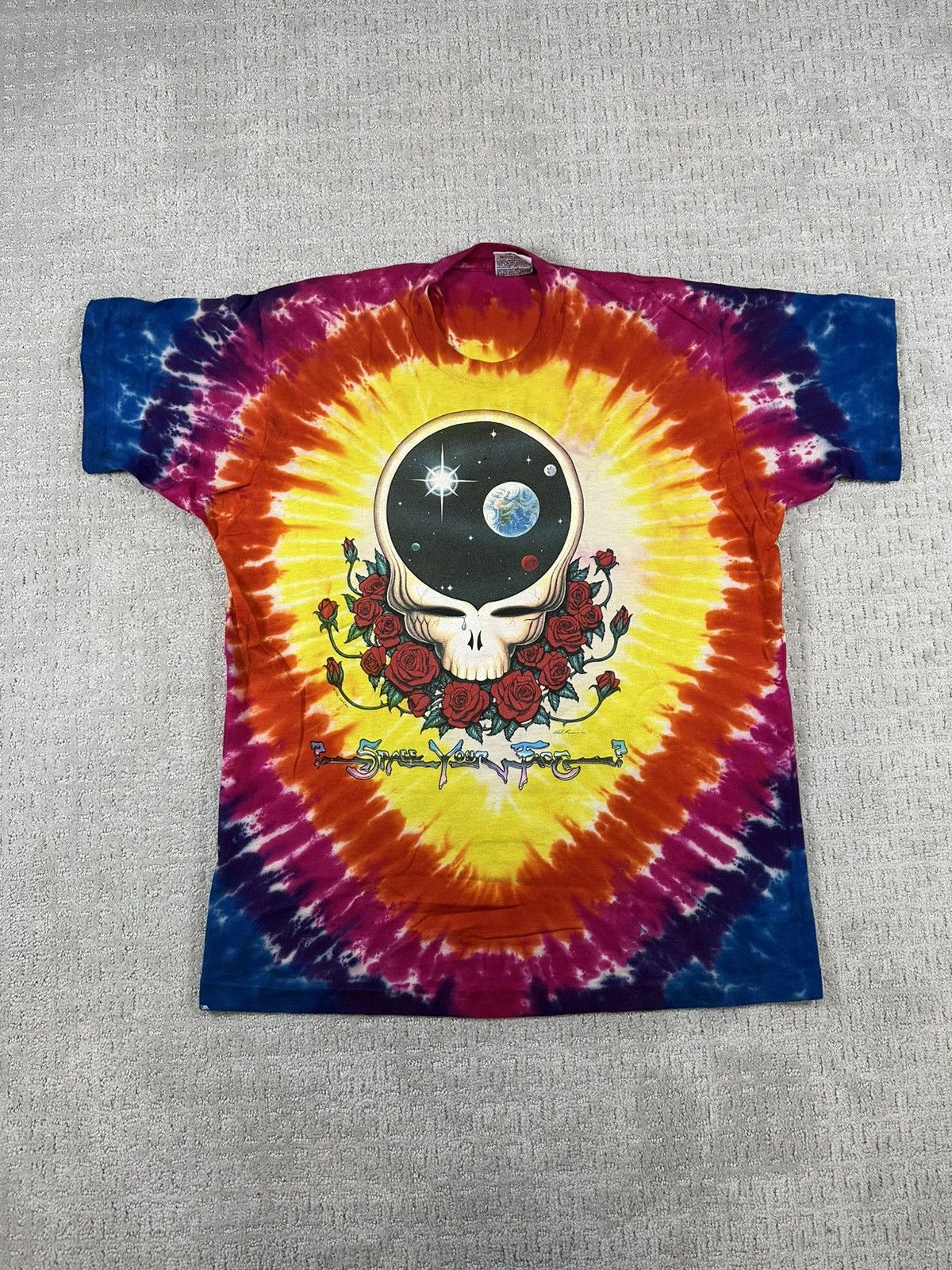 Band Tees 90’s Liquid Blue Grateful Dead Space Planets T-Shirt Size US XL / EU 56 / 4 - 1 Thumbnail