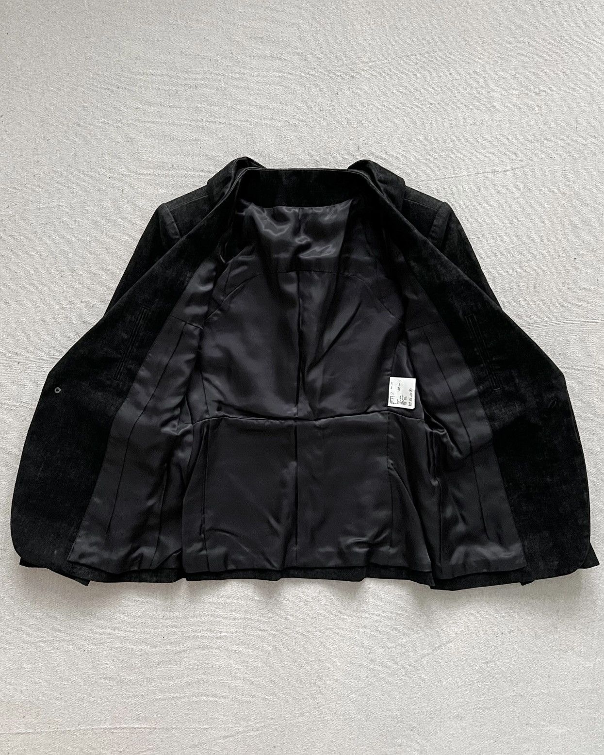 Undercover Undercover FW08 Runway Brushed Velvet Crop Blazer Size S / US 4 / IT 40 - 7 Thumbnail