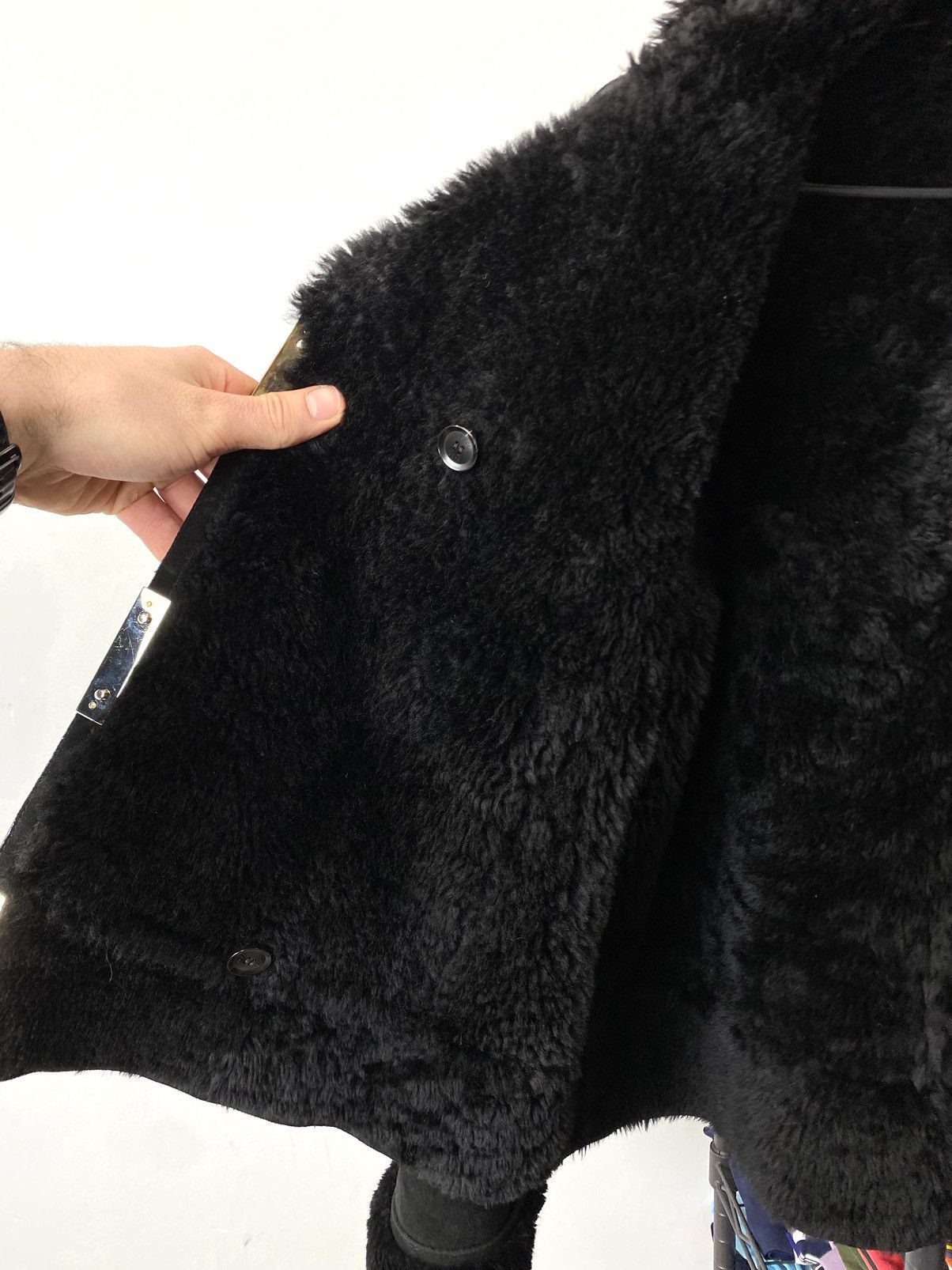 Gucci Rare! Vintage Gucci Suede Leather Jacket Fur Shearling Size M / US 6-8 / IT 42-44 - 7 Thumbnail