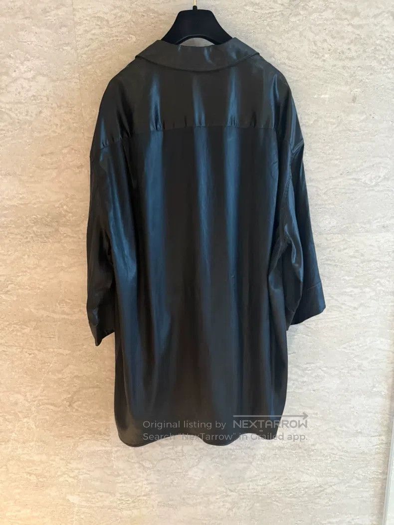 Ann Demeulemeester Ann Demeulemeester Size S pearlescent short trench coat Size S / US 4 / IT 40 - 7 Thumbnail