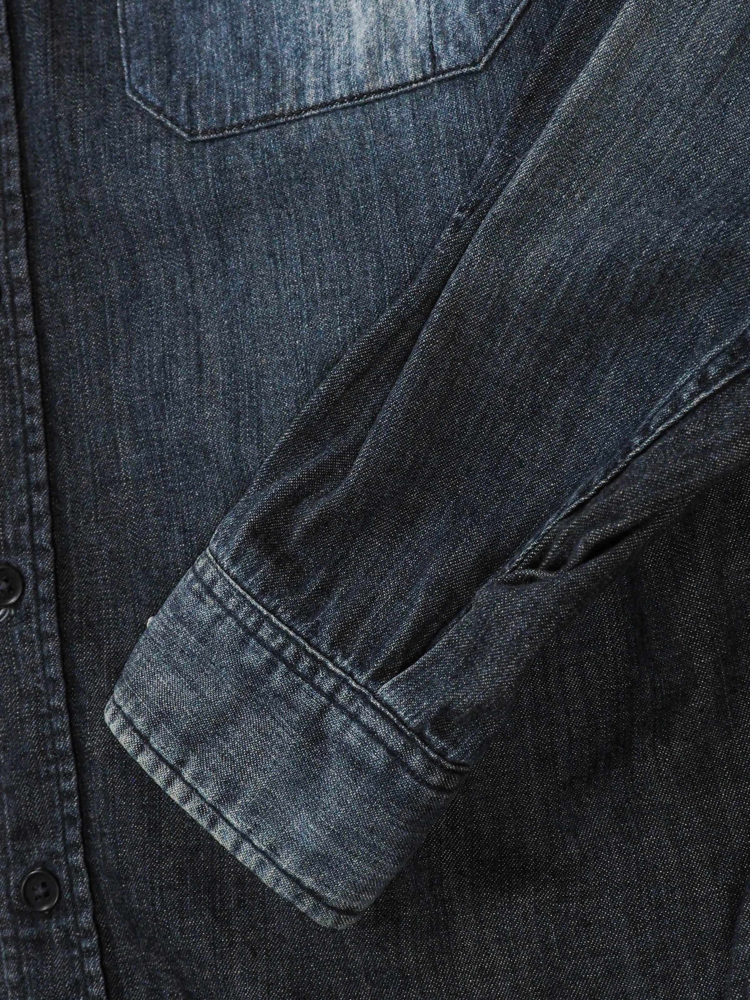 Yohji Yamamoto Yohji Yamamoto Reconstructed Denim Shirt Size US L / EU 52-54 / 3 - 10 Thumbnail