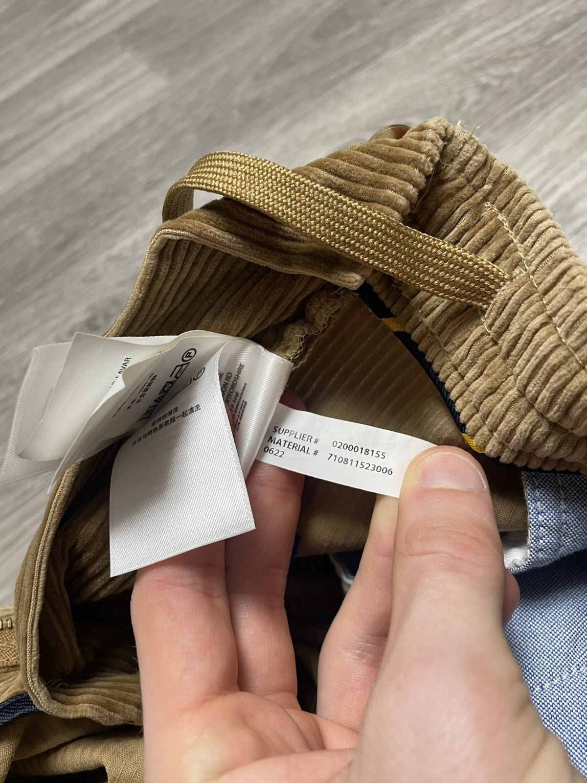 Polo Ralph Lauren Vintage Polo Ralph Lauren Beige Corduroy Velvet Pants Size US 32 / EU 48 - 14 Thumbnail
