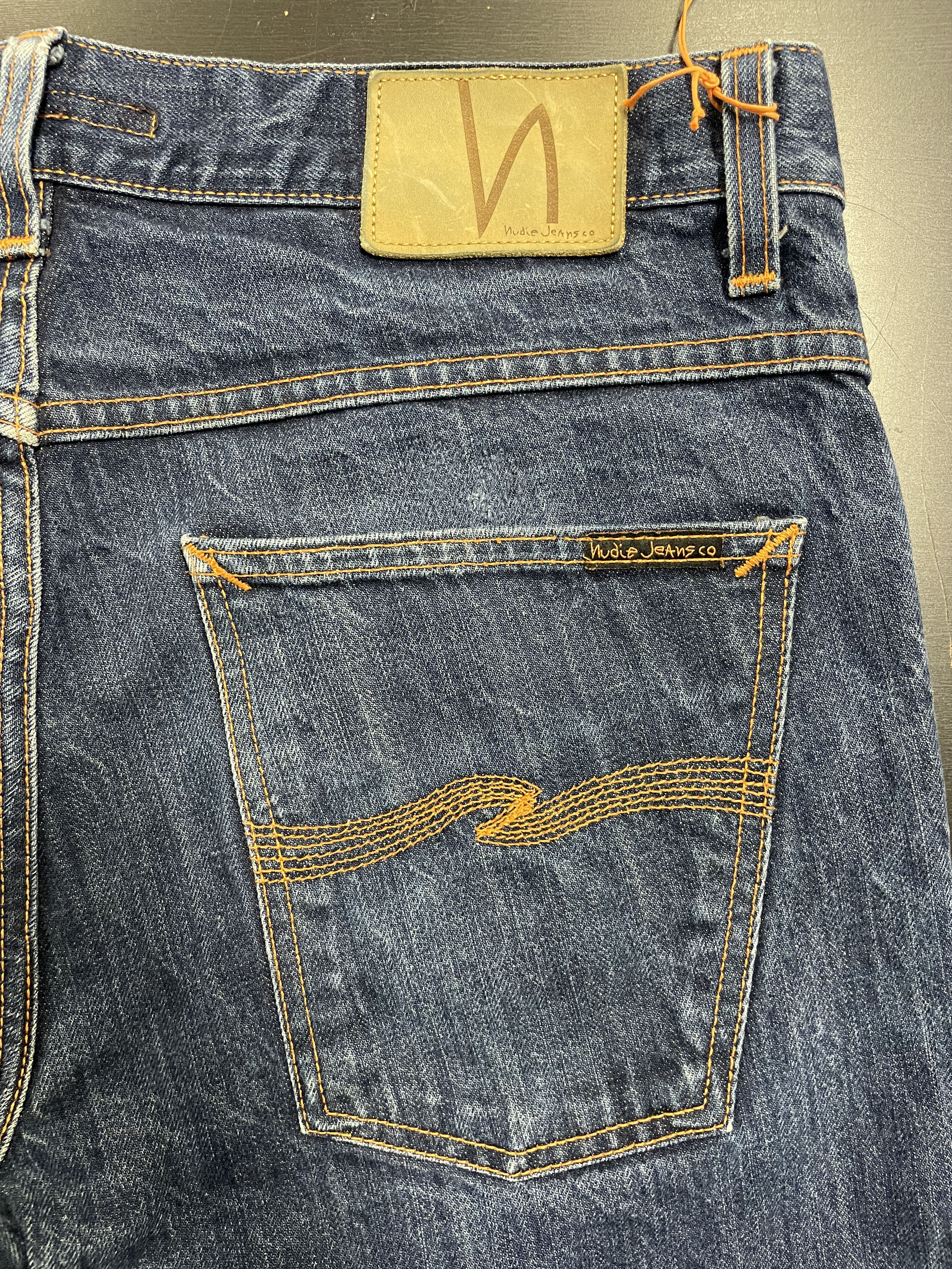 Nudie Jeans Nudie Jeans Grim Tim – Dry Selvedge (Re-Use) Size US 34 / EU 50 - 8 Thumbnail
