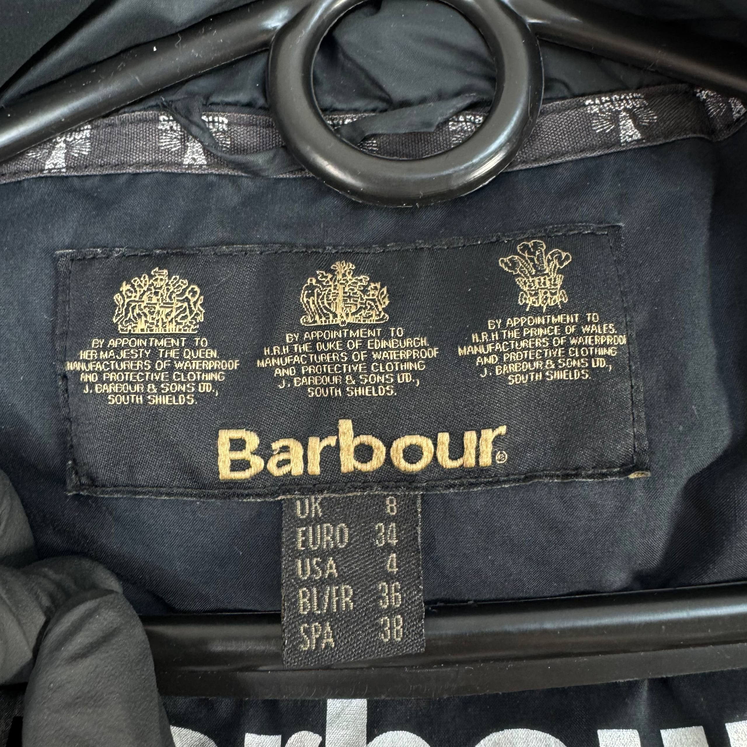 Barbour Barbour Beacon Quilted Hooded Coat Navy Womens Size S Size S / US 4 / IT 40 - 8 Thumbnail