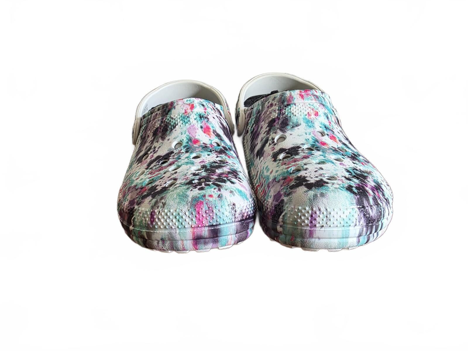 Crocs Crocs Classic TieDye Pattern Clogs Fleece Lining White M7 W9 Size US 9 / IT 39 - 3 Thumbnail