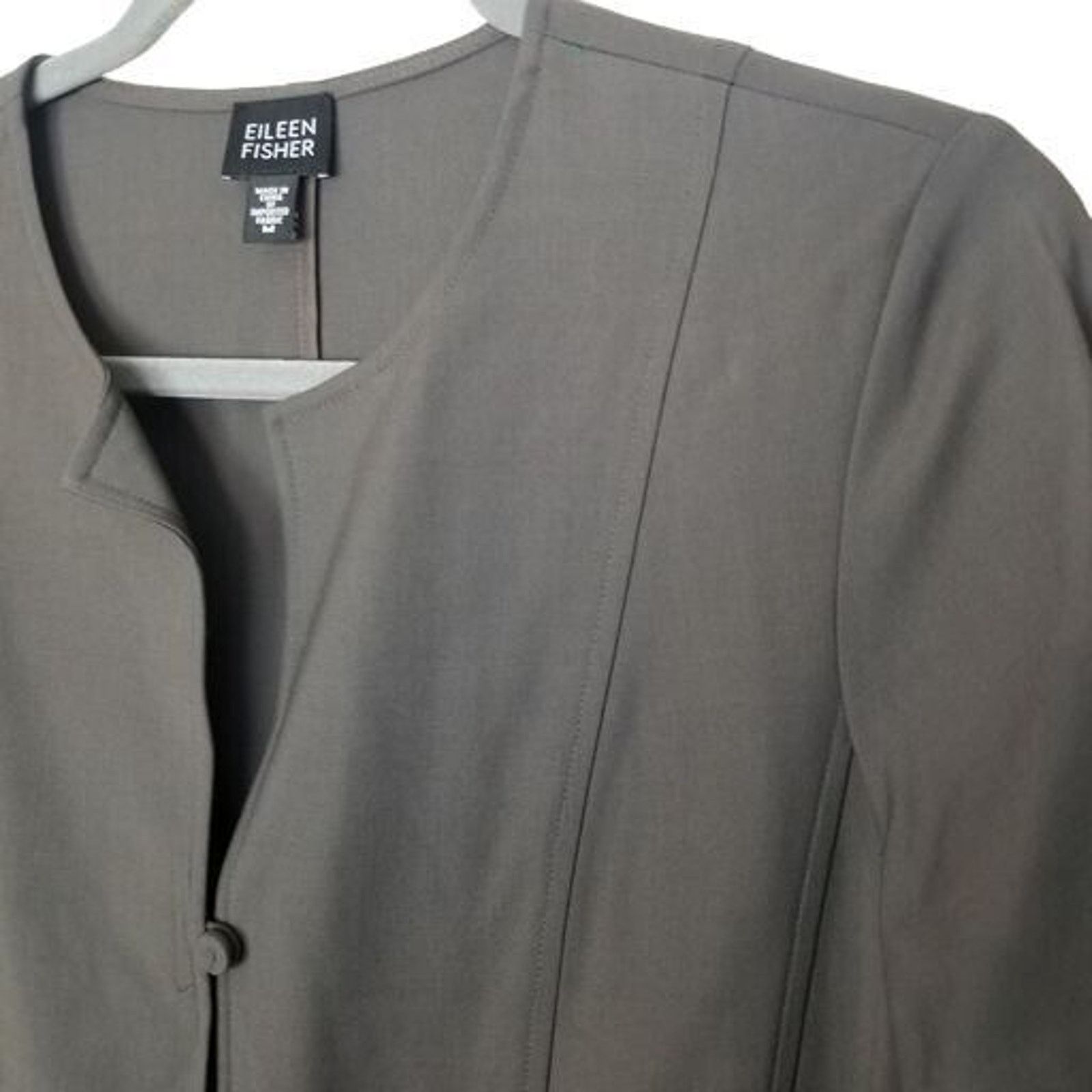 Eileen Fisher Vintage Eileen Fisher Womens Wool Blouse Cardigan Blazer M Size M / US 6-8 / IT 42-44 - 5 Thumbnail