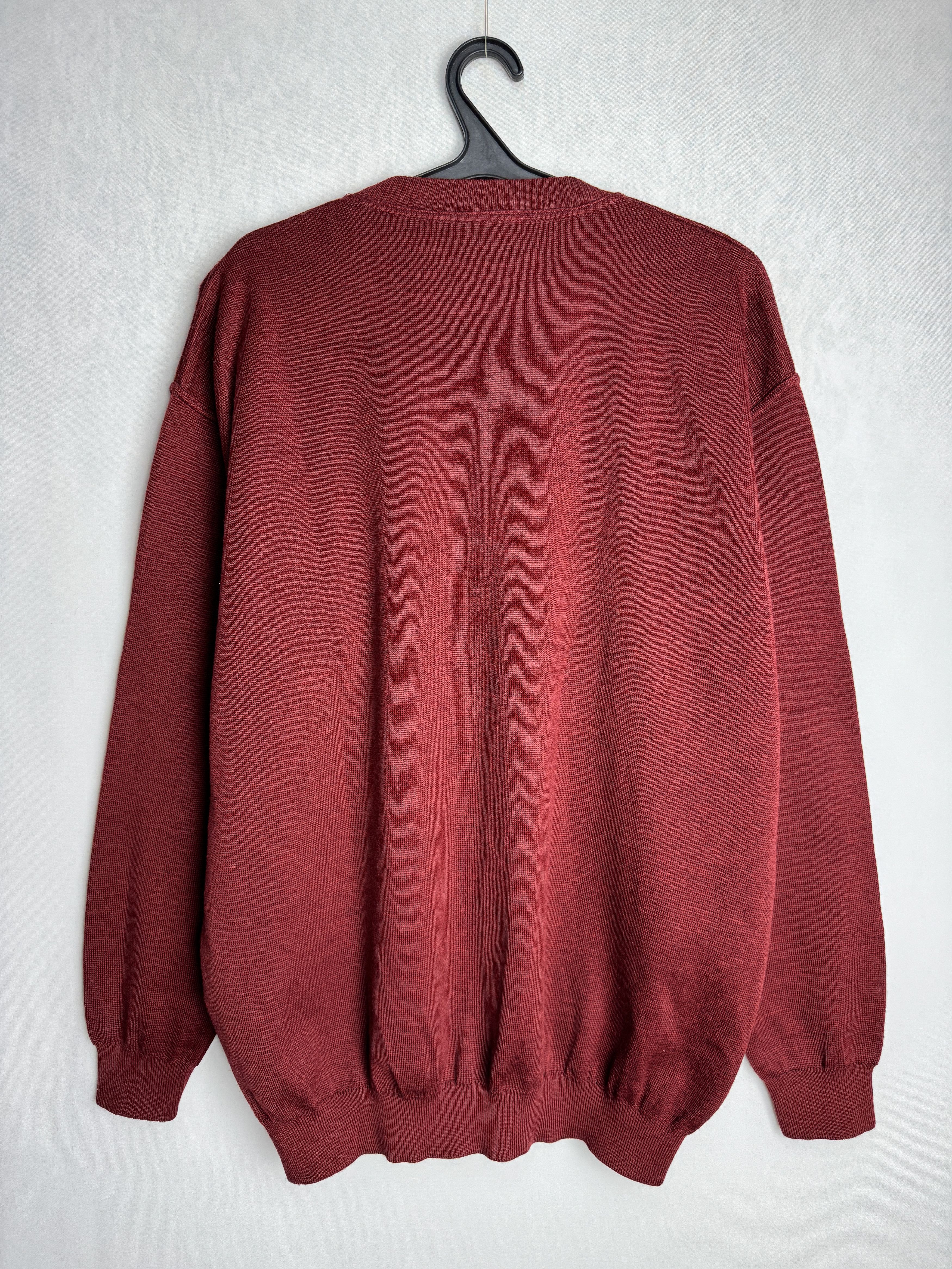 Vintage WESTBURY men’s geometric wool blend sweater Size US XXL / EU 58 / 5 - 4 Thumbnail