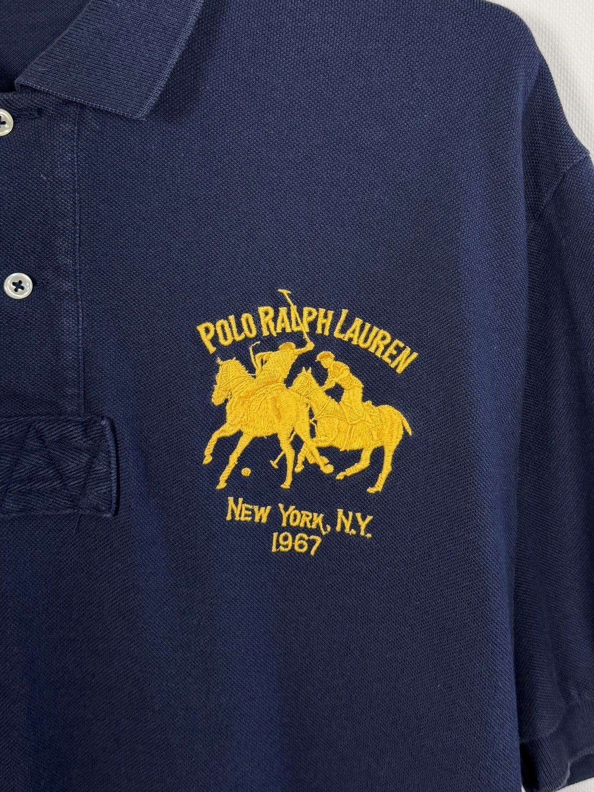 Polo Ralph Lauren Polo Ralph Lauren New York Vintage Polo Shirt Big Pony Logo Size US L / EU 52-54 / 3 - 6 Thumbnail