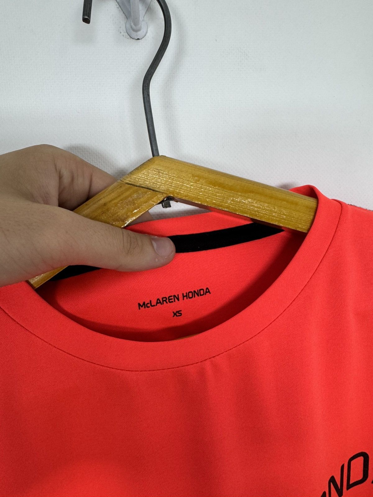 Honda Vintage Rare McLaren Honda Racing T-shirt Big Logo Printed Size US XS / EU 42 / 0 - 7 Thumbnail