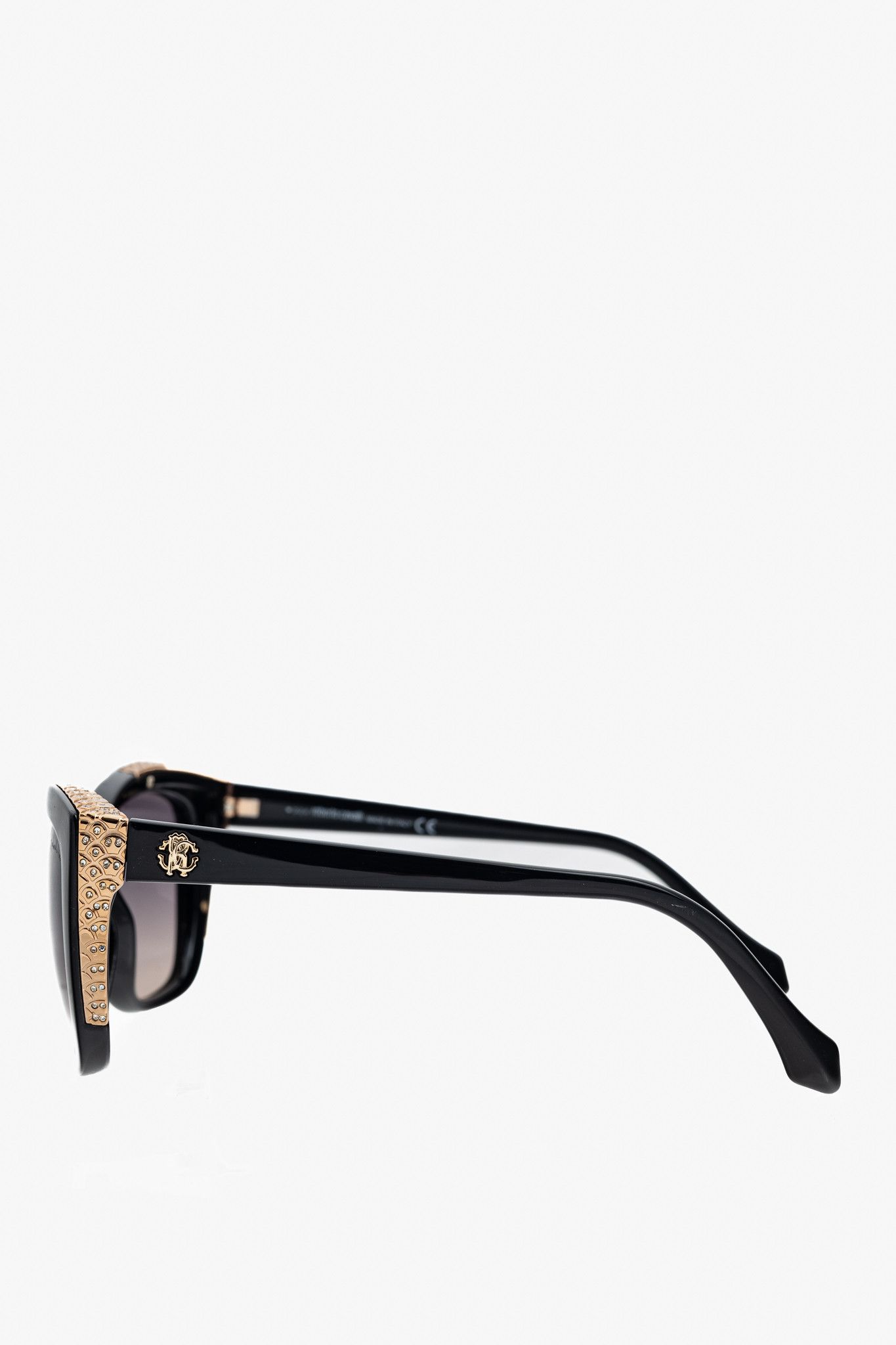 Roberto Cavalli Roberto Cavalli Mekbuda Rhinestone Snakeskin Sunglasses Size ONE SIZE - 4 Thumbnail