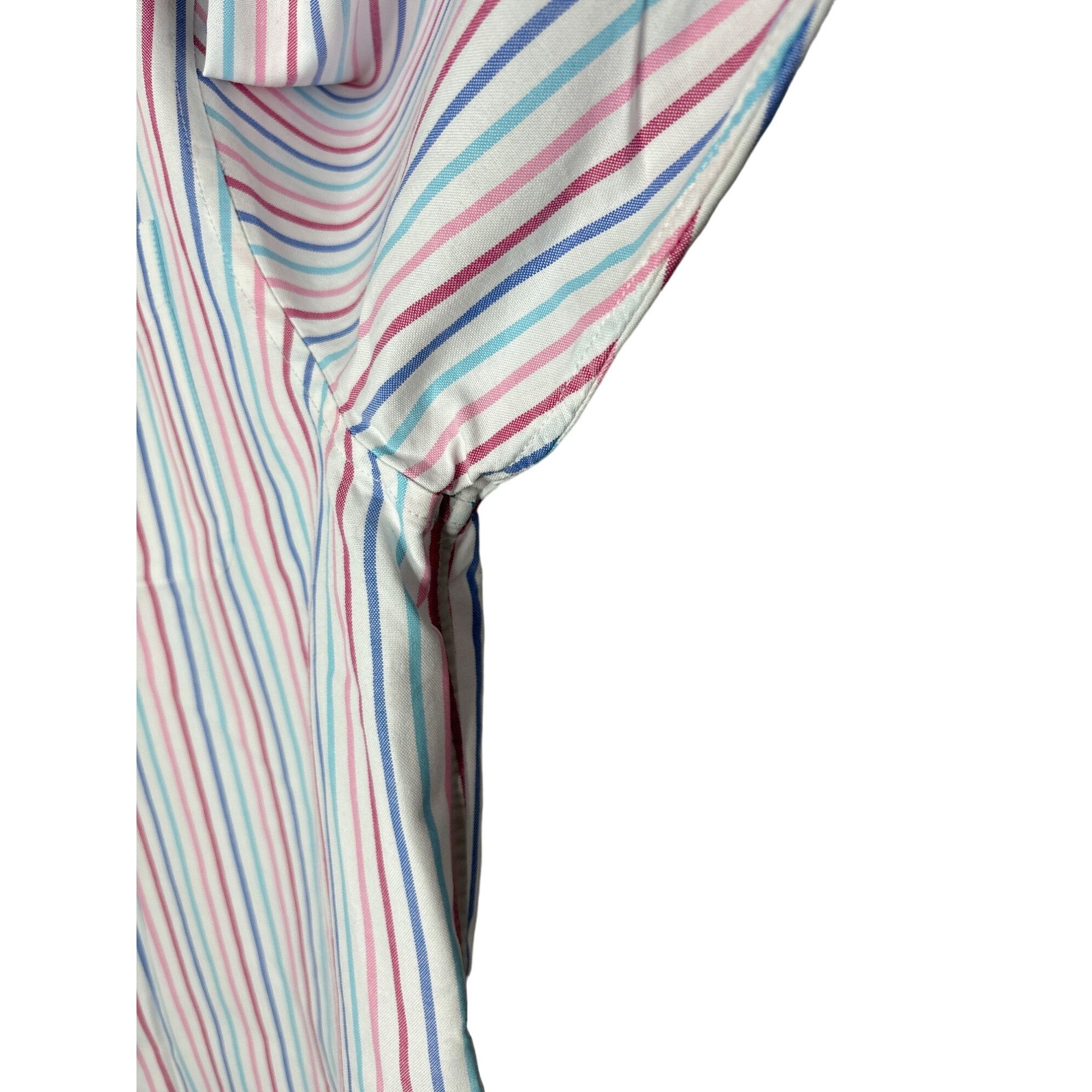 Cremieux DANIEL CREMIEUX MEN'S STRIPE PIN POINT OXFORD BUTTON-DOWN DR Size US L / EU 52-54 / 3 - 4 Thumbnail