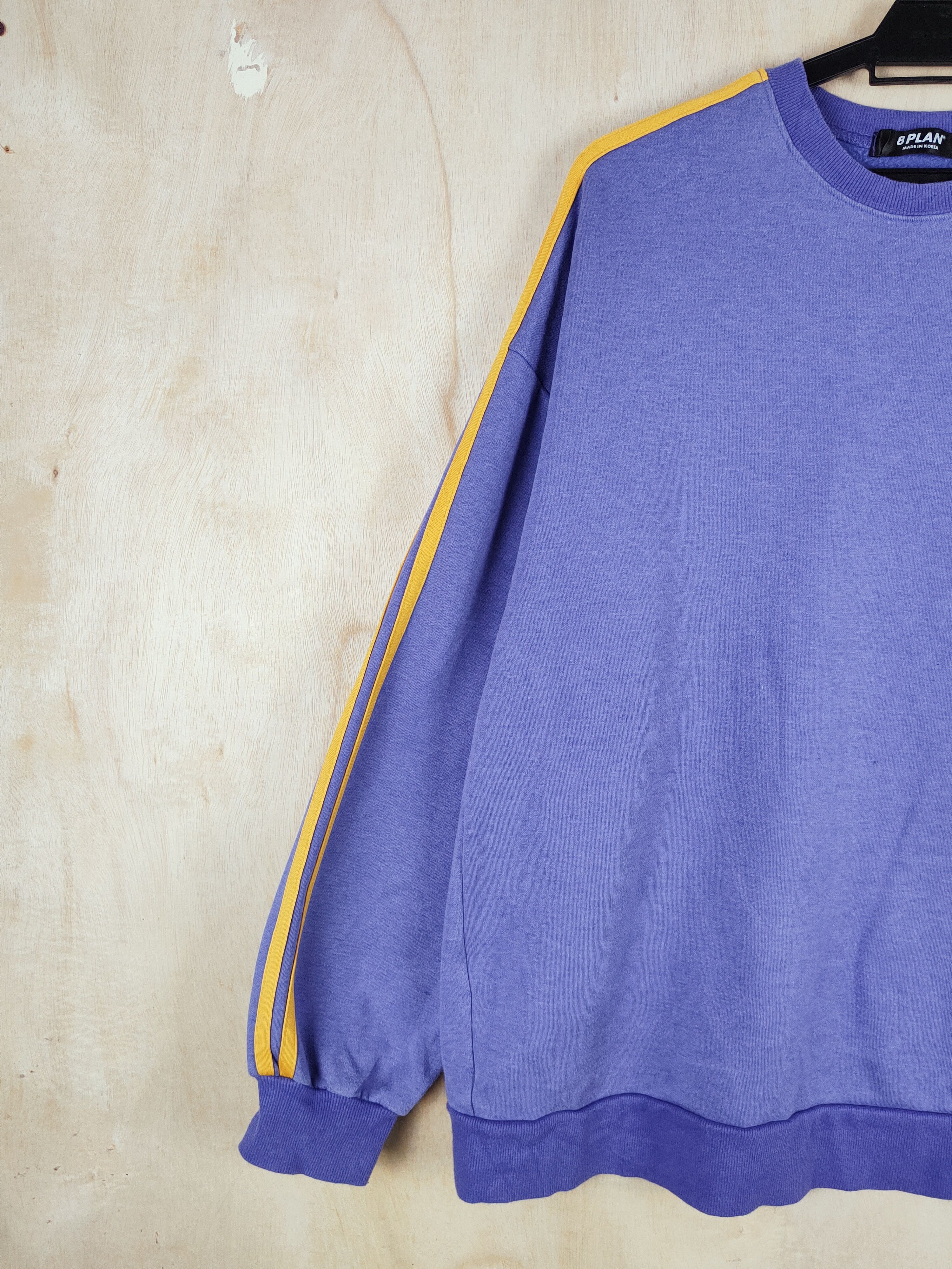 Japanese Brand 8 Plan Purple vintage Sweatshirts #S2601 Size US L / EU 52-54 / 3 - 4 Thumbnail