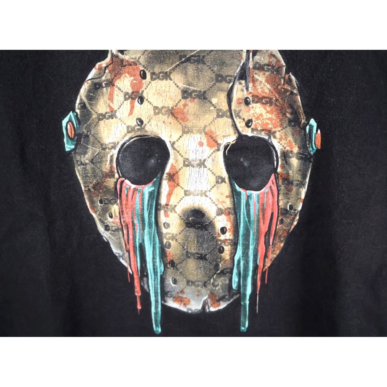 DGK DGK Friday the 13th Jason Voorhees Mask T-Shirt Adult XL Black Halloween Goth Size US XL / EU 56 / 4 - 7 Thumbnail