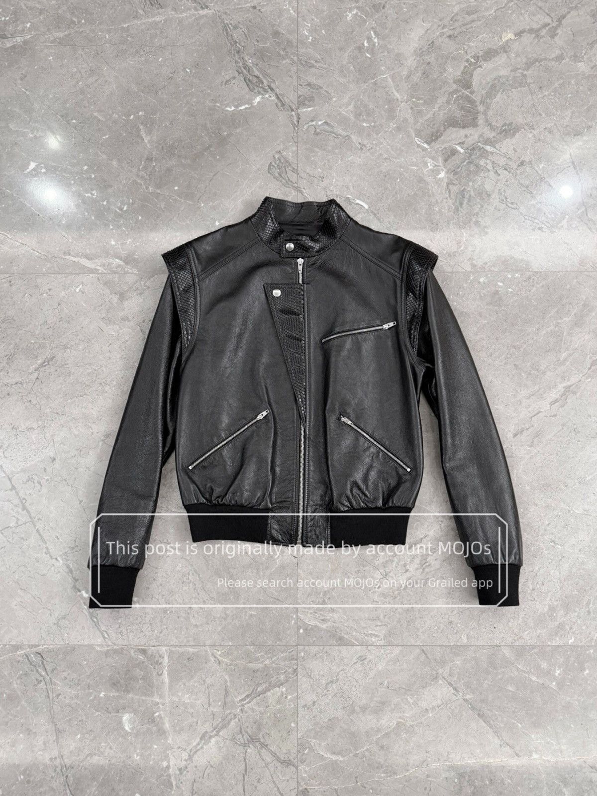 Celine × Hedi Slimane Celine Motorcycle Leather Jacket 19SS | Grailed