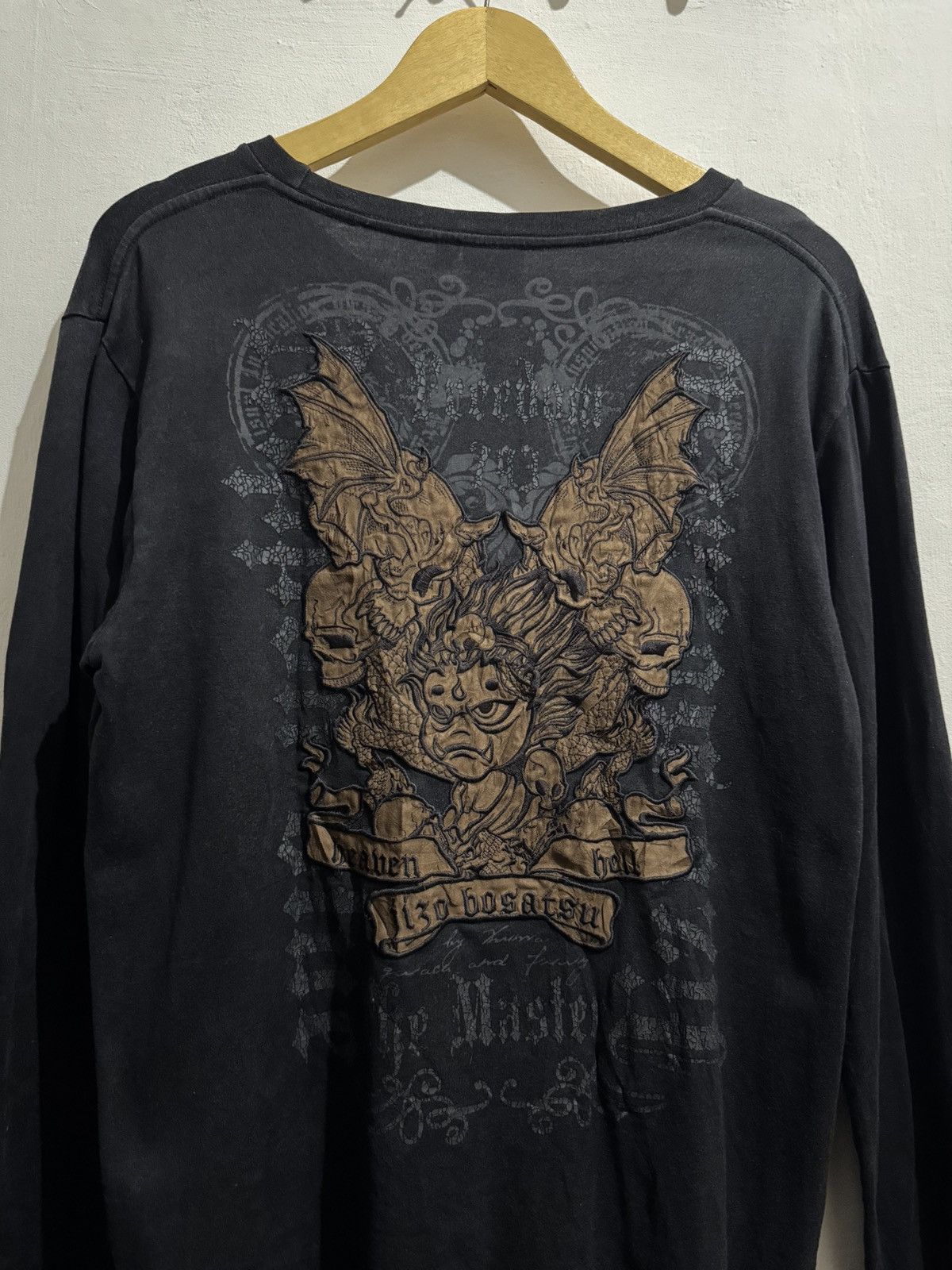 Hysteric Glamour Y2k Jizo-Bosatsu skull Ifsixwasnine style longsleeve Size US M / EU 48-50 / 2 - 4 Thumbnail