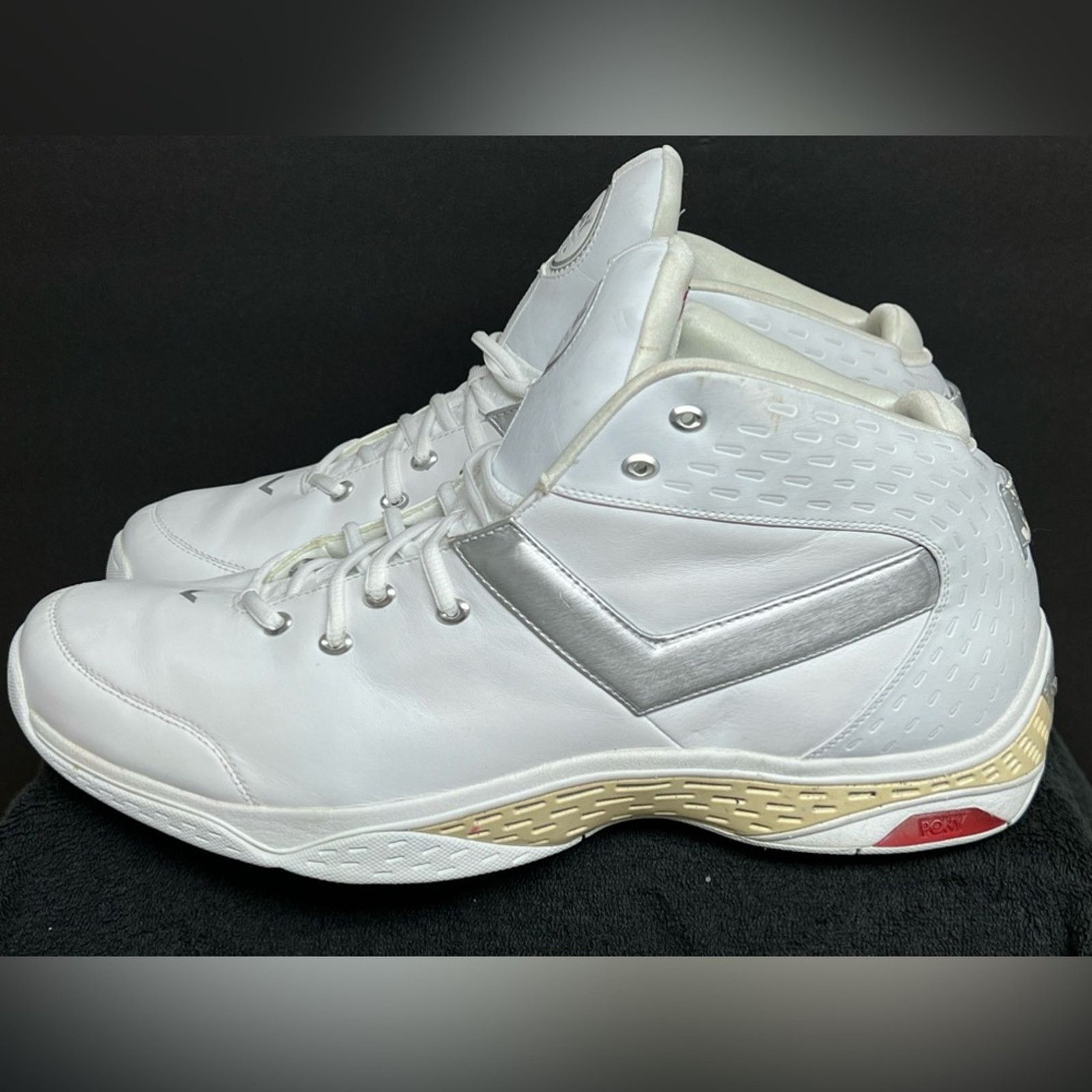 PONY NWT VINTAGE Pony Basketball SS Shoes PROMO SAMPLE Size 18 Size US 15 / EU 48 - 3 Thumbnail