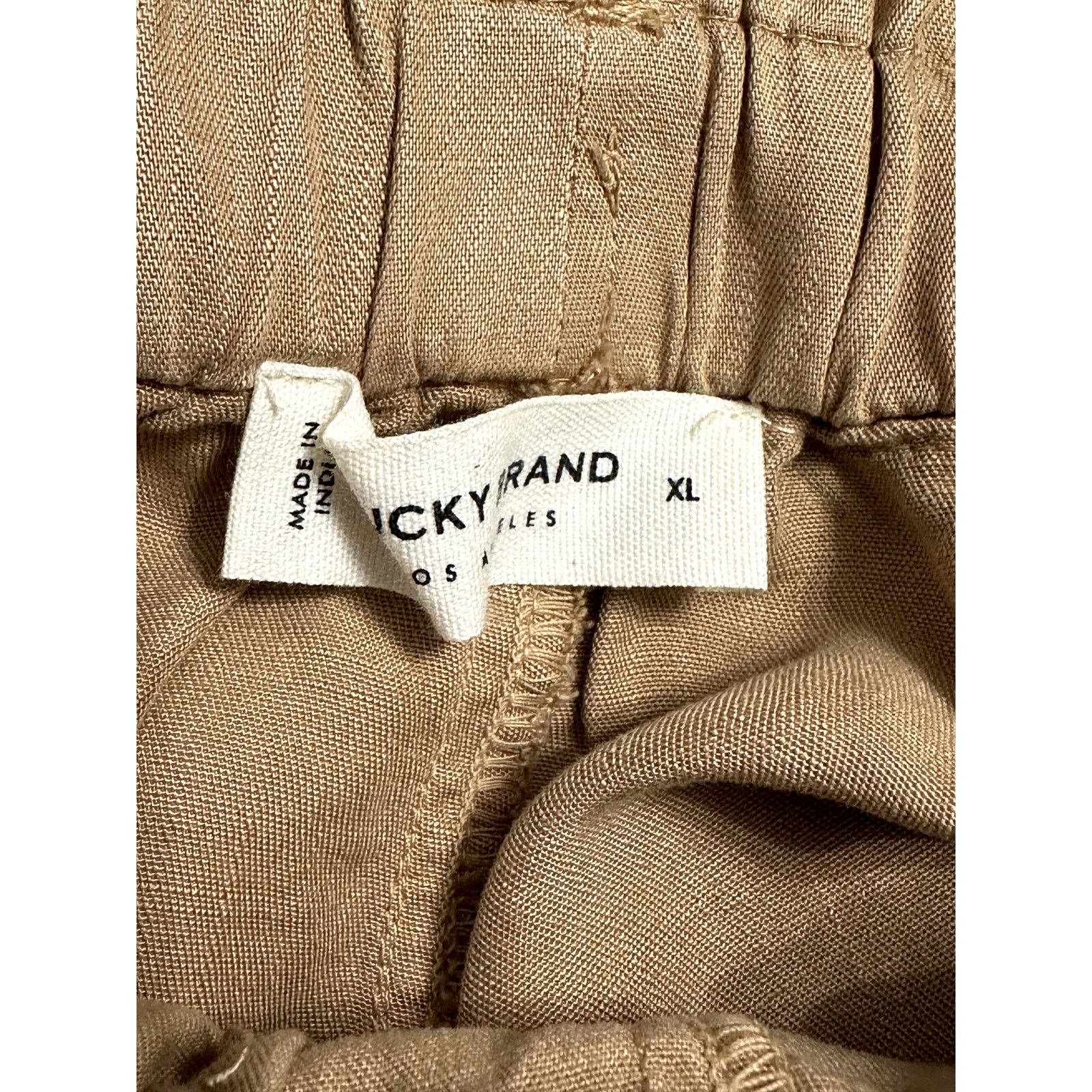 Lucky Brand Lucky Brand Shorts Belted Paperbag Waist Pocket Brown XL NWT Size 36" / US 14 / IT 50 - 9 Thumbnail