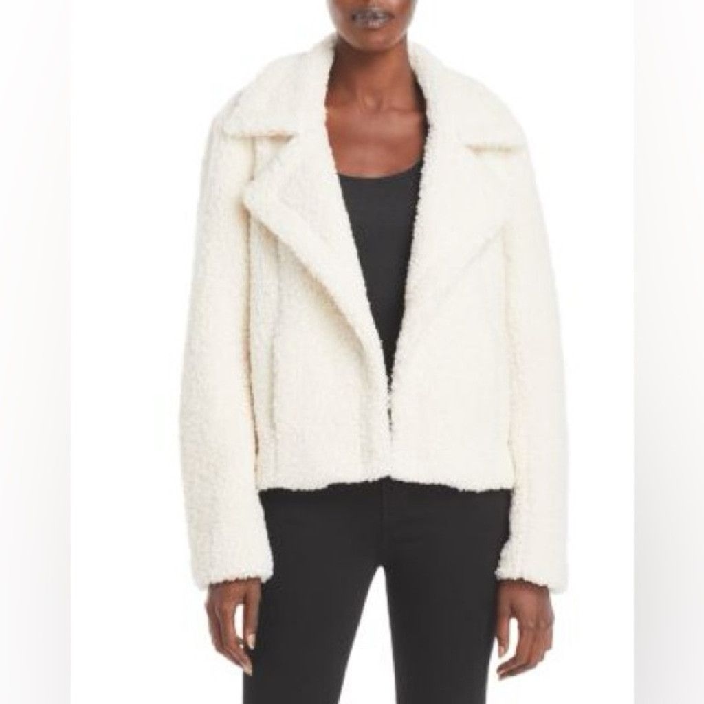 Banana Republic Banana Republic Cream Teddy Jacket Size S Size S / US 4 / IT 40 - 1 Thumbnail