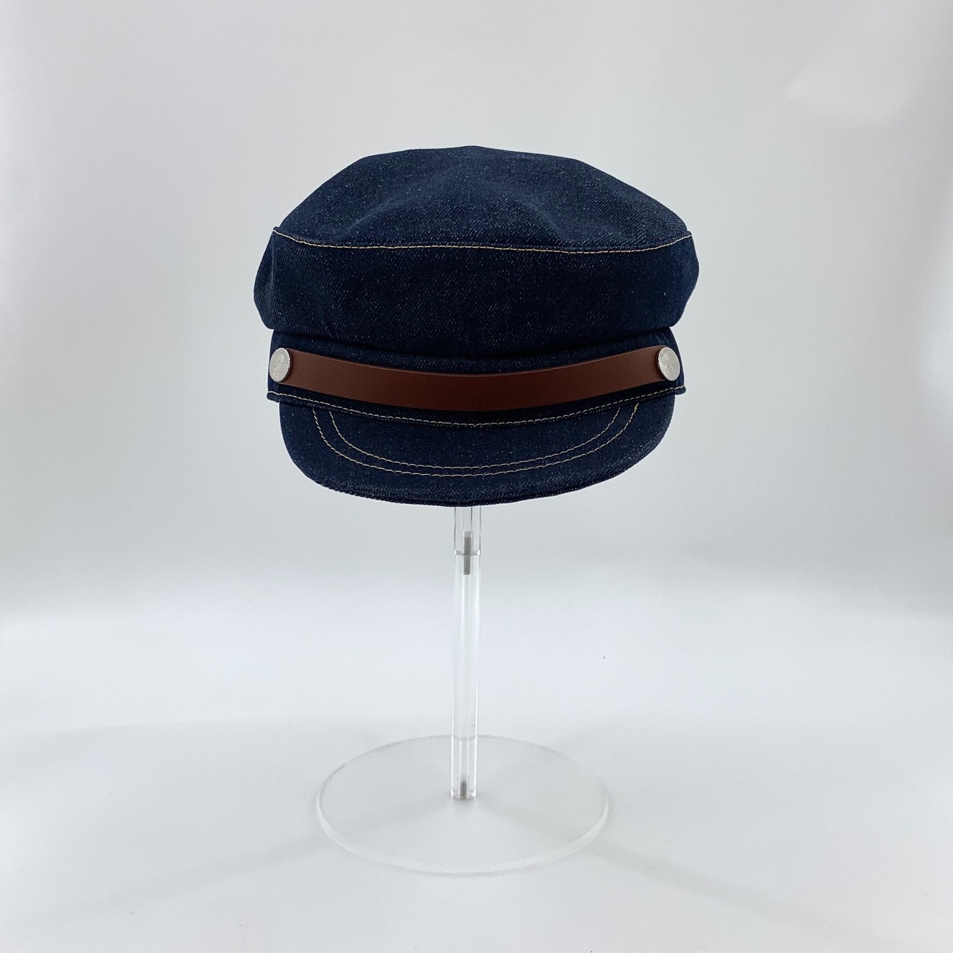 Celine Celine Denim Cotton Blue Hat 60 Men Size ONE SIZE - 1 Thumbnail