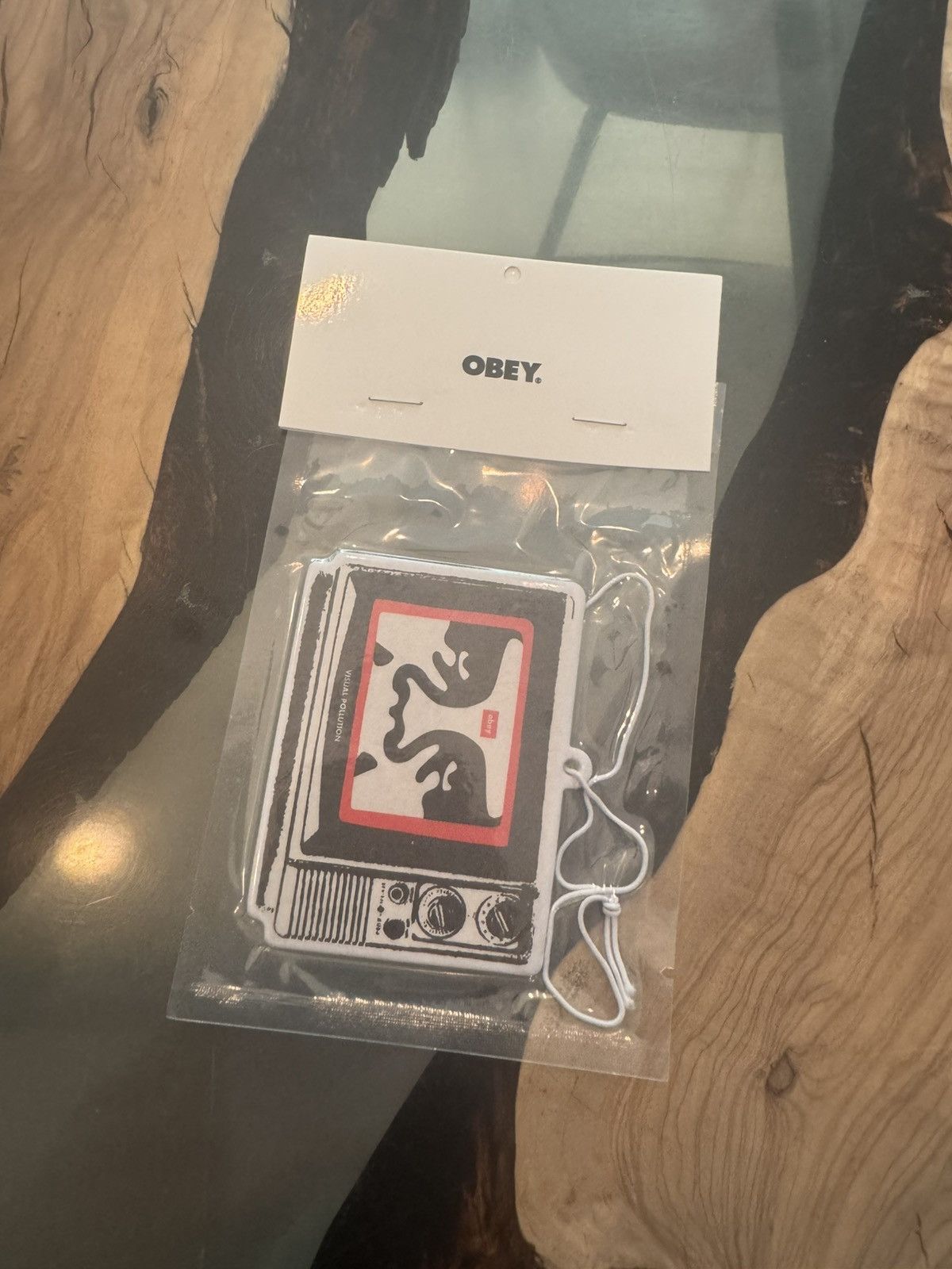 Obey × Shepard Fairey OBEY POSSE Andre The Giant on TV Car Air Freshener Size ONE SIZE - 2 Thumbnail