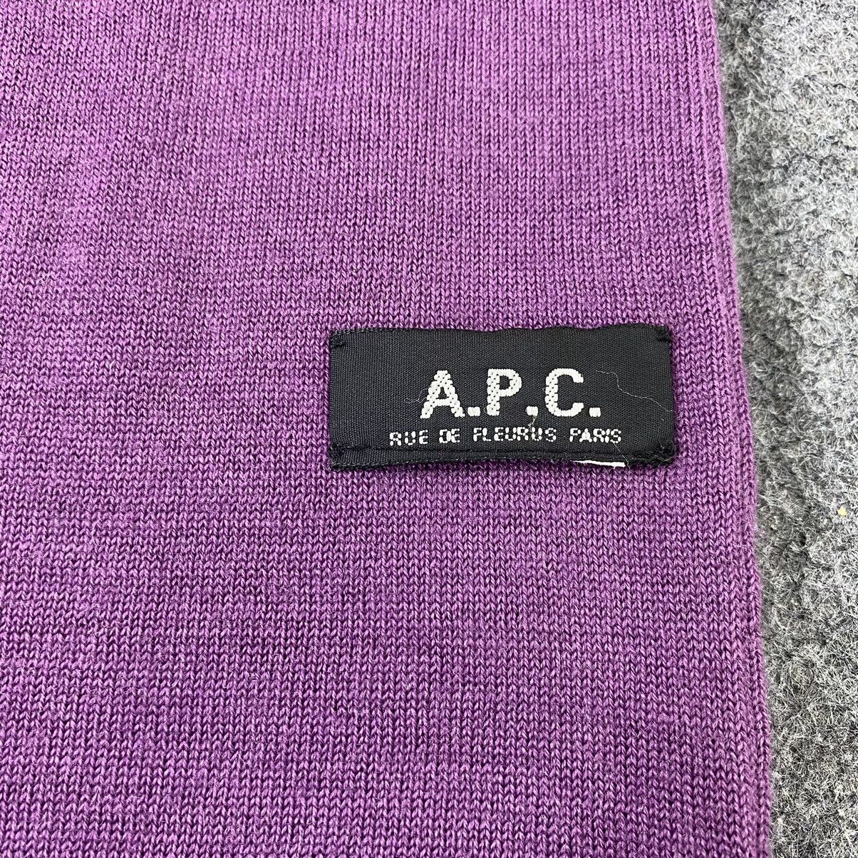 A.P.C. × Vintage A.P.C Wool Scarf / Muffler / Neckwear - T1330 Size ONE SIZE - 4 Thumbnail