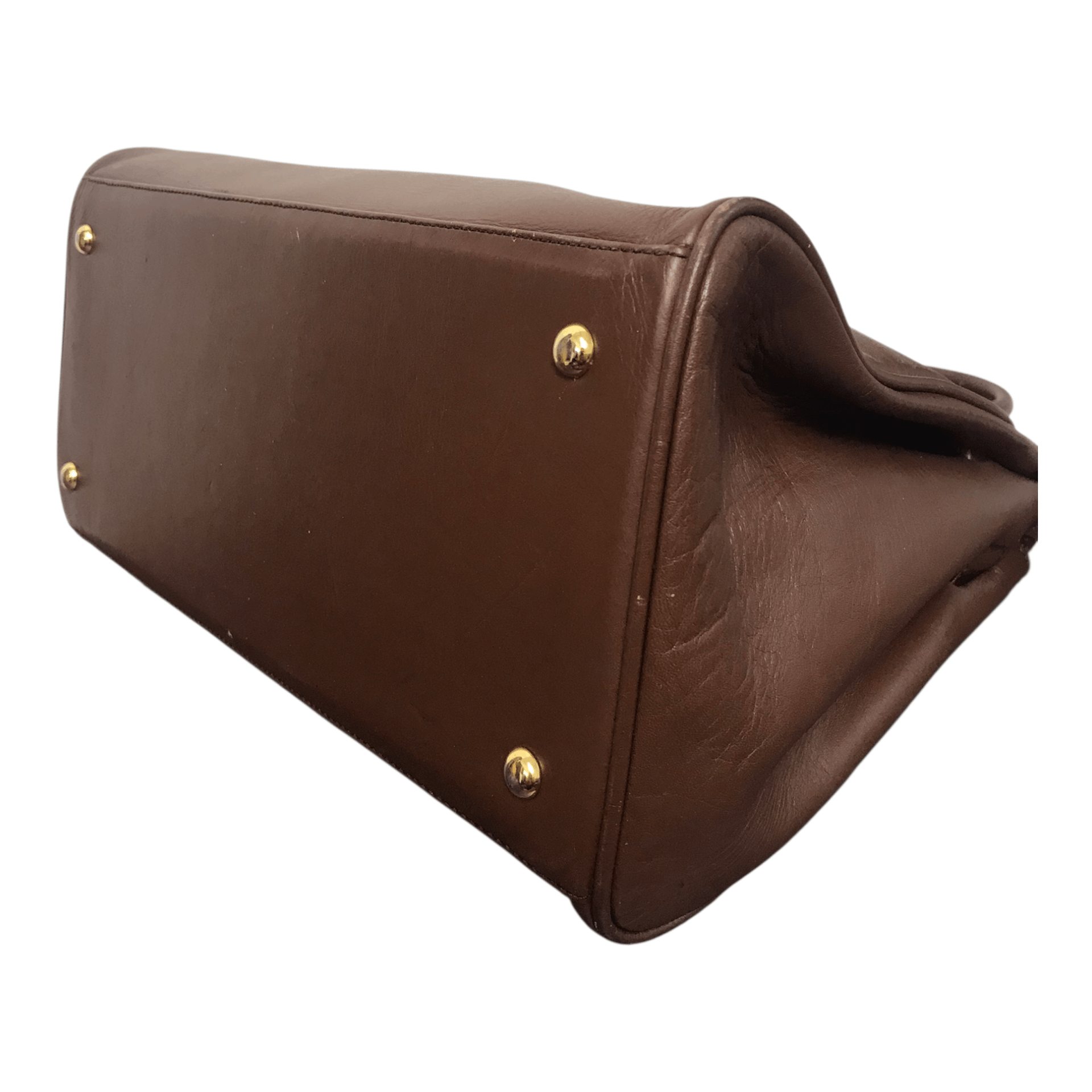 Handmade × If Six Was Nine Birkin Full Leather Brown By Valentino Pia Hand Bag Size ONE SIZE - 5 Thumbnail