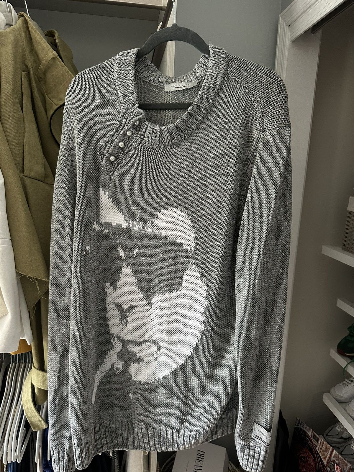 Midnight Studios Midnight studios baby face sweater Size US XL / EU 56 / 4 - 1 Thumbnail