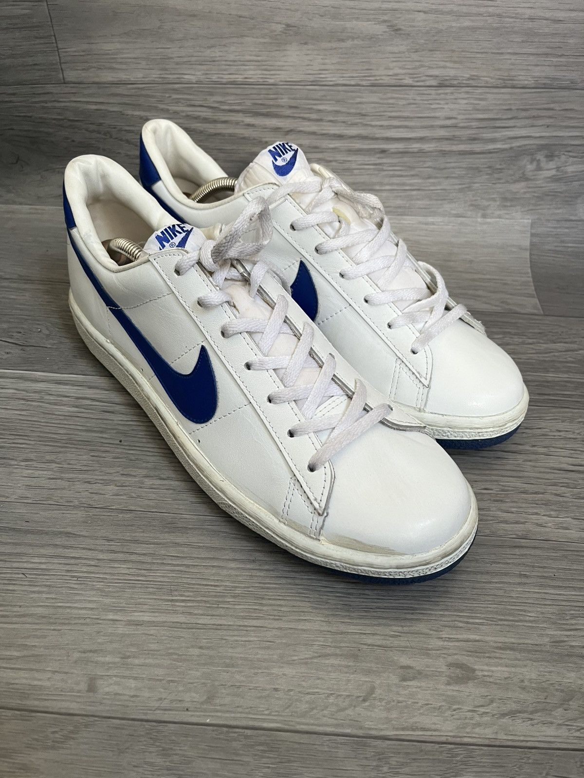 Nike Vintage 80s Nike tennis white low top sneakers, Korea10.5 Size US 10.5 / EU 43-44 - 4 Thumbnail