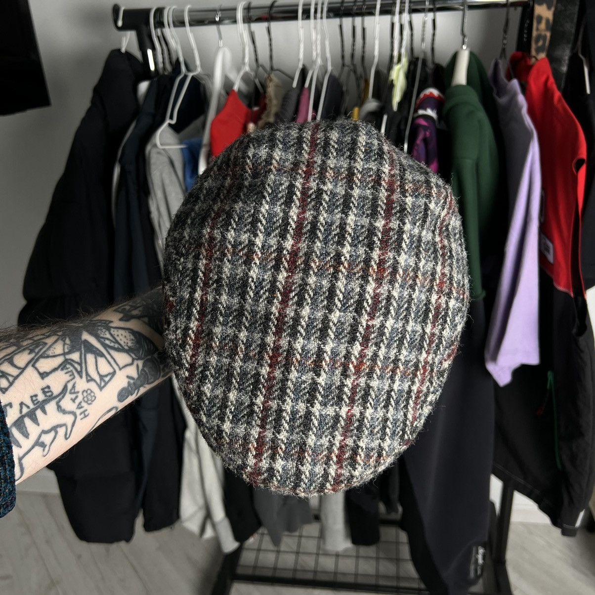 Harris Tweed Harris Tweed Wool Flat Cap Newsboy Cap Size ONE SIZE - 2 Thumbnail