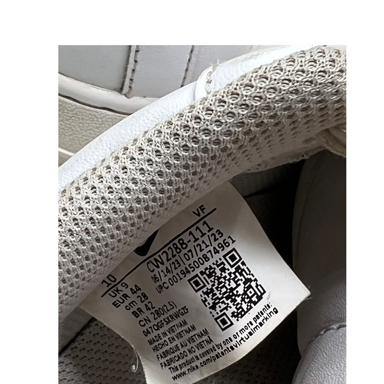 Nike Nike White Air Force 1 Model CW2288-111 Mens 10 Size US 10 / EU 43 - 7 Thumbnail