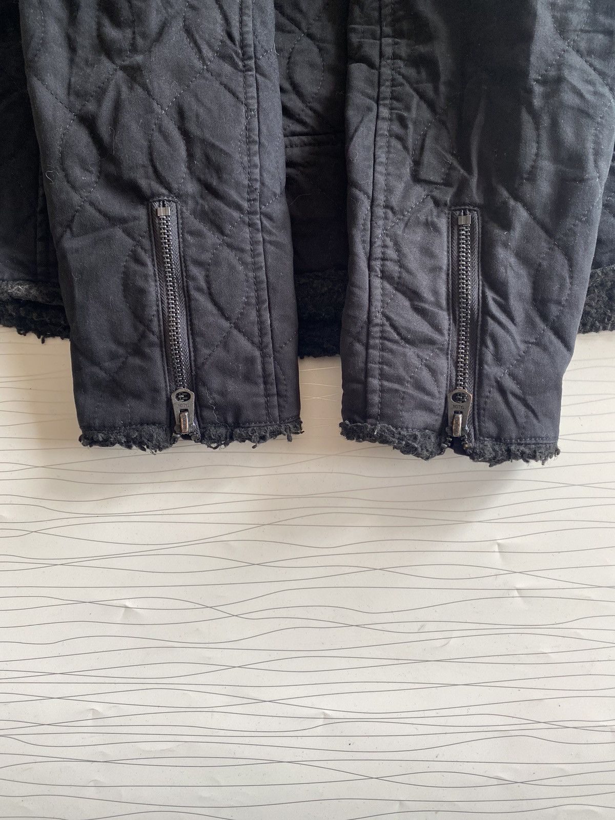 20471120 BEAMS Japan Linen Rider Double Collar Punk Jacket Size US M / EU 48-50 / 2 - 15 Thumbnail
