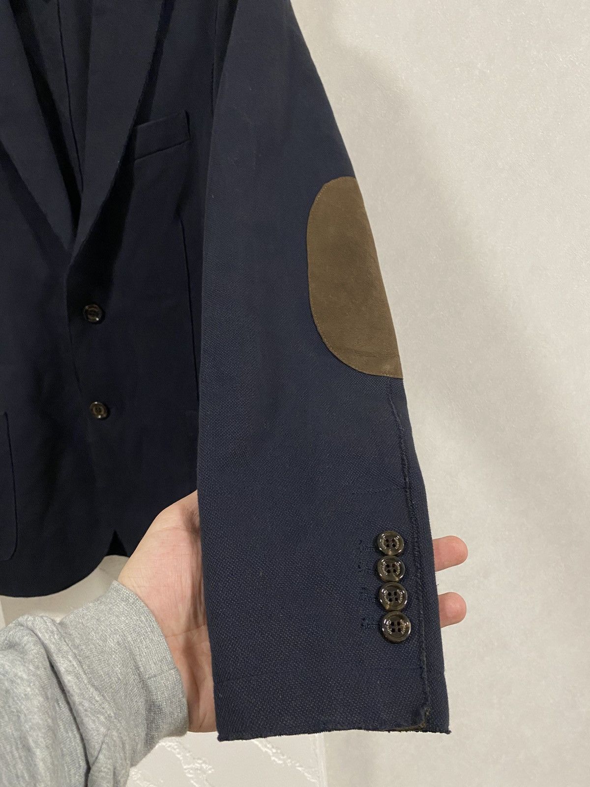 Eleventy Eleventy Luxury Single Breasted Cotton Sport Blazer Size 46R - 6 Thumbnail