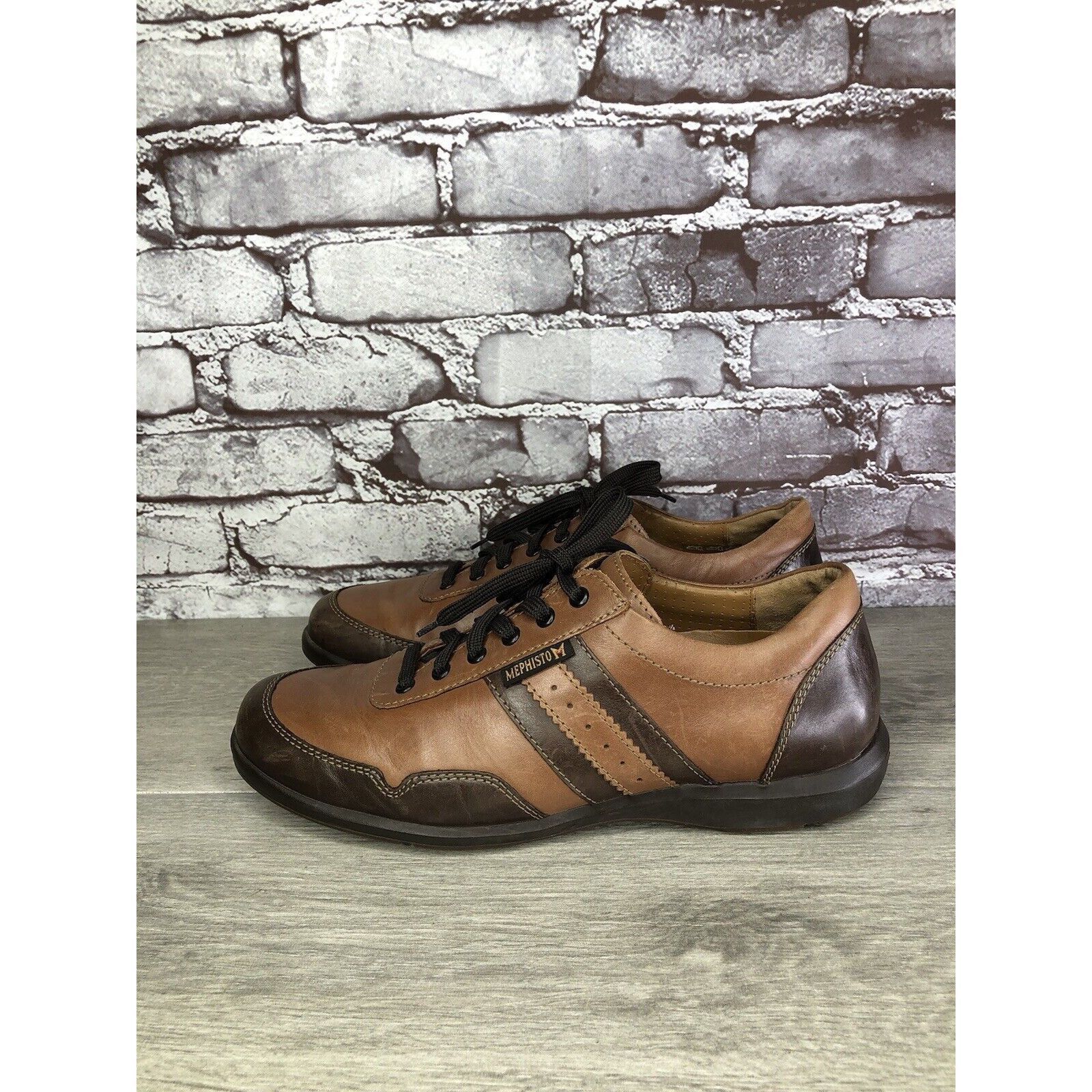 Mephisto Mephisto Air Jet Leather Brown Leather Driving Sneakers Shoe Size US 9 / EU 42 - 18 Thumbnail