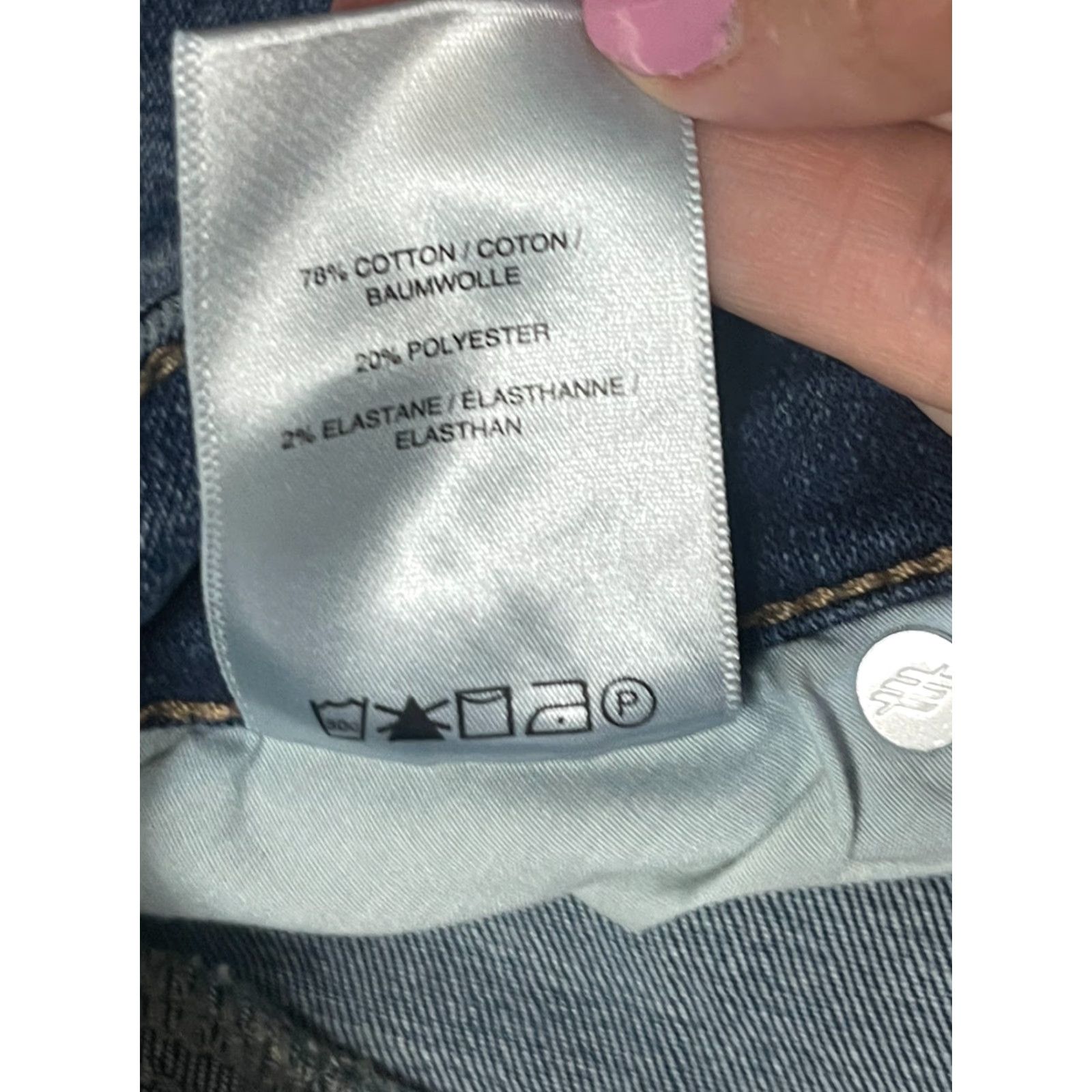 Silver Jeans Co. VINTAGE Silver Jeans Women’s Jeans 27/29 Blue Denim Elyse Straight Pockets 5-Pocket Design Size 27" / US 4 / IT 40 - 6 Thumbnail