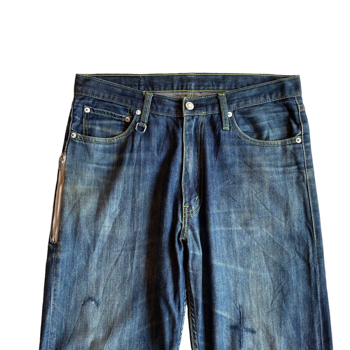 Fragment Design × Japanese Brand × Levi's Levi's x Fragment Design Patchwork Denim Pants Size US 33 - 5 Thumbnail
