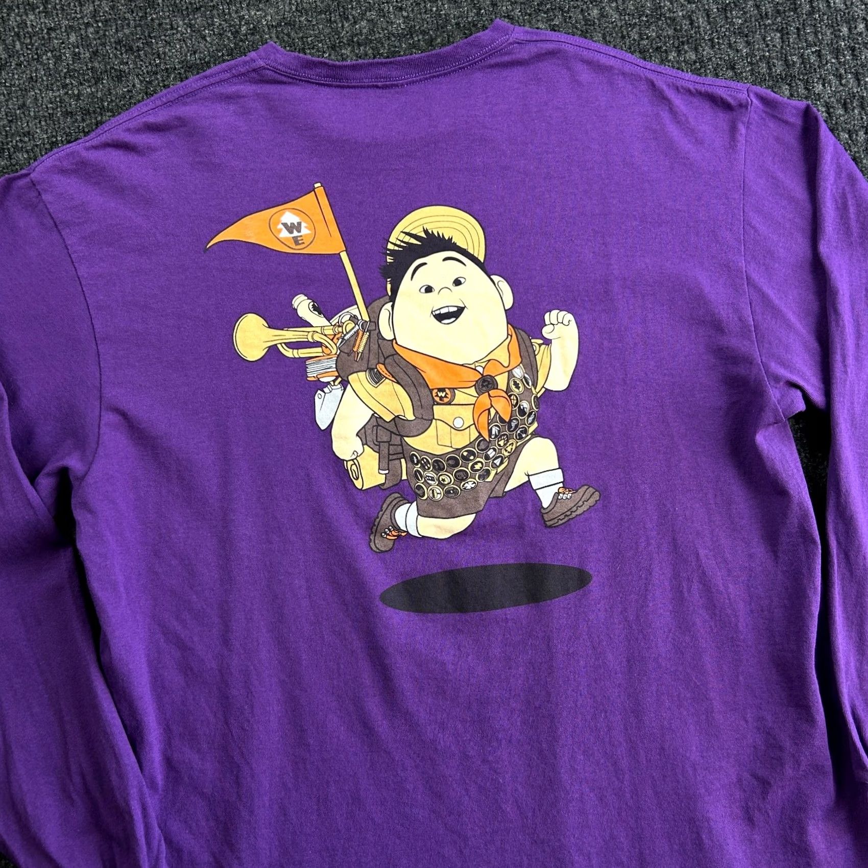 Disney Disney Pixar Russell Wilderness Explorer UP Movie Long Sleeve Shirt Purple XL Size US XL / EU 56 / 4 - 2 Thumbnail