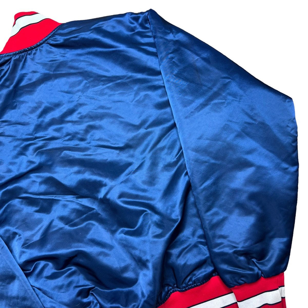 MLB × Vintage Vintage 1980s MLB Atlanta Braves Satin Bomber Jacket Size US L / EU 52-54 / 3 - 21 Thumbnail
