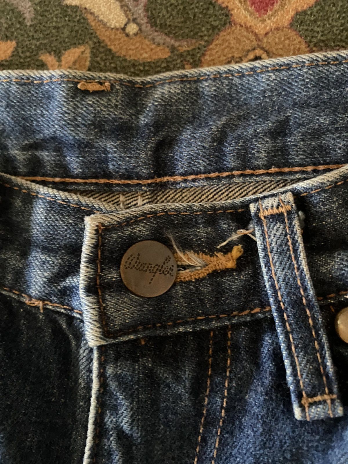 Japanese Brand × Vintage × Wrangler Vintage Wrangler Selvedge Denim Redline Pant Size US 28 / EU 44 - 10 Thumbnail