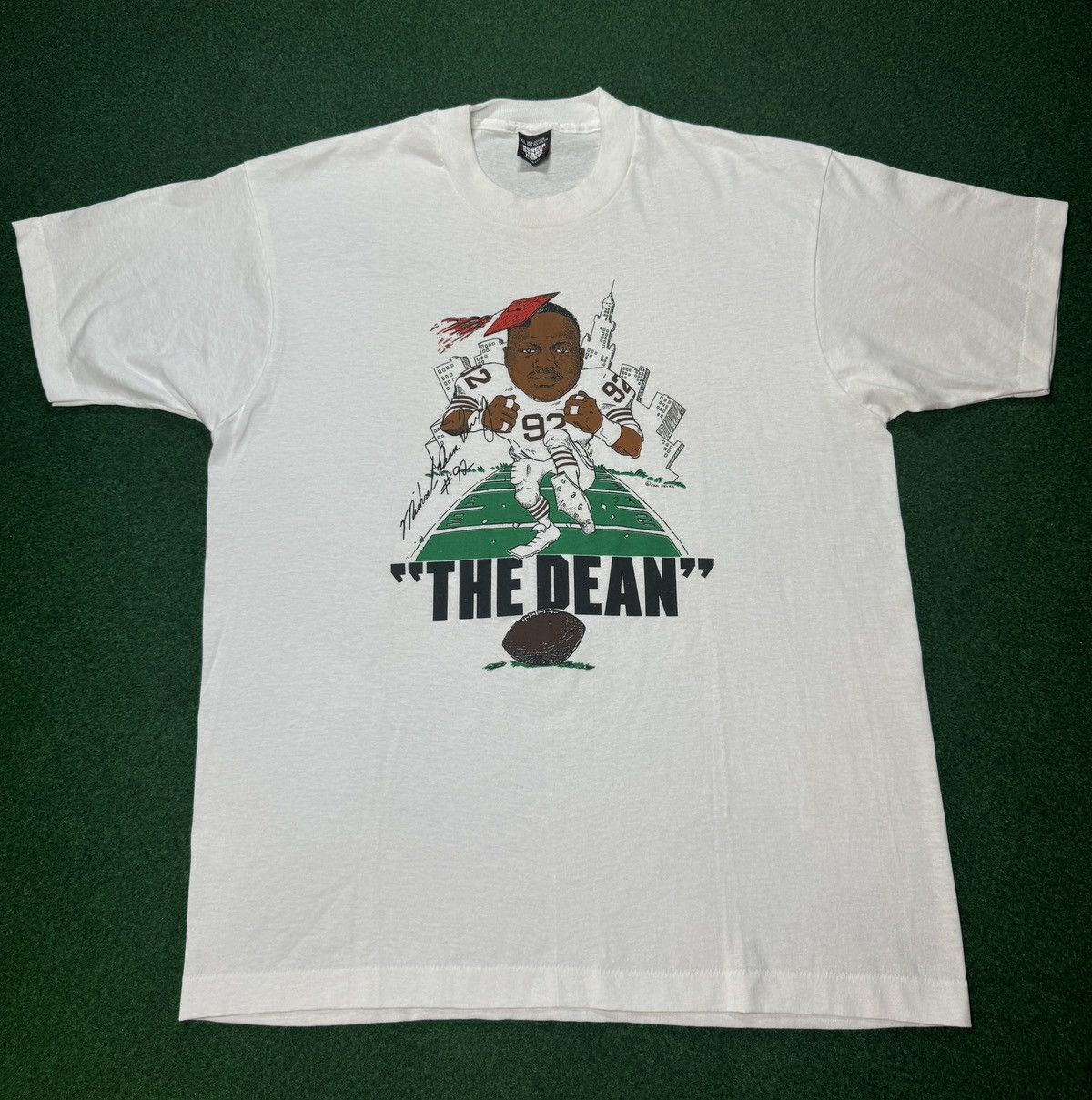 Salem Sportswear × Vintage Vtg 80s Cleveland Browns Micheal The Dean Perry T Shirt Size US XL / EU 56 / 4 - 1 Thumbnail