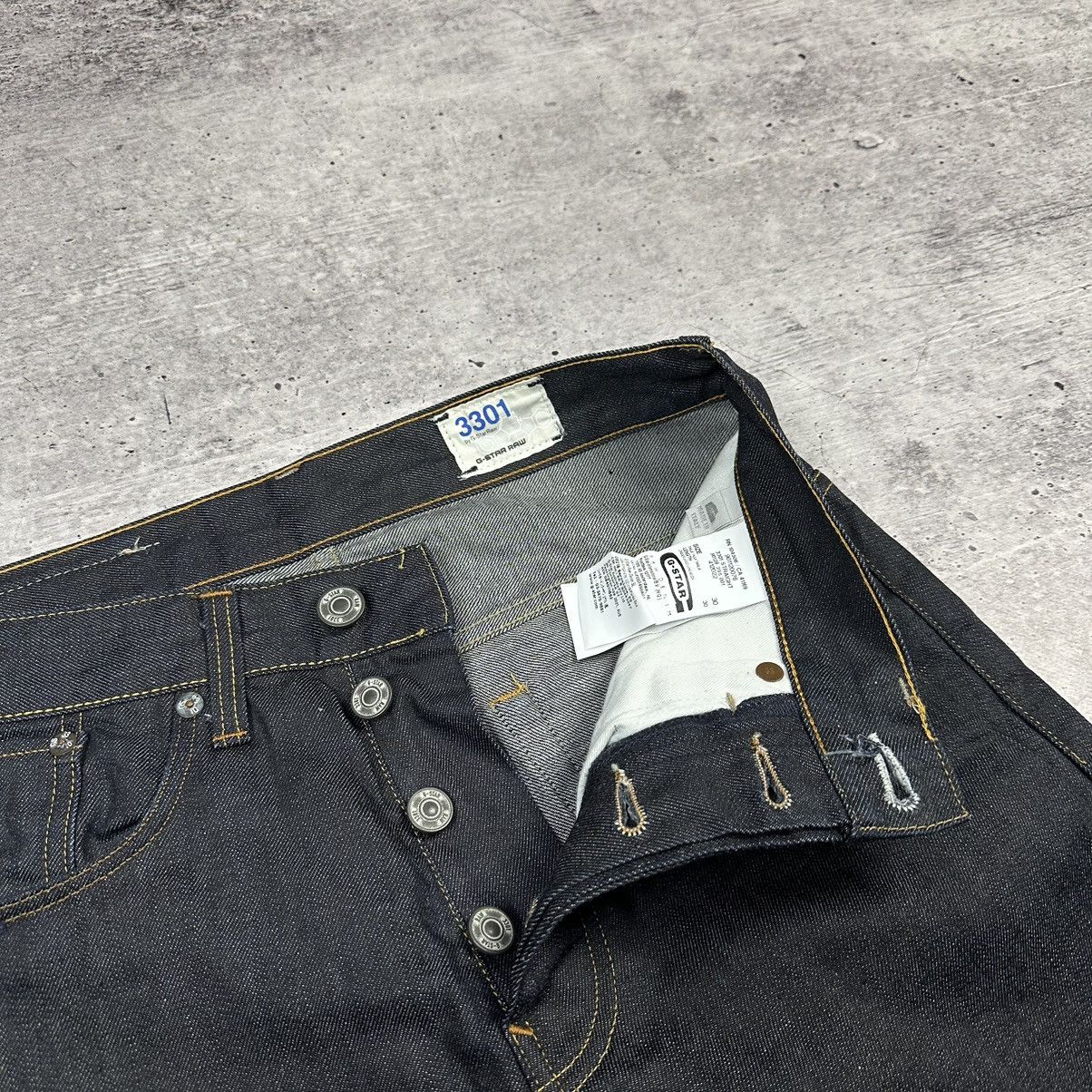 G-Star × Japanese Brand Men’s G-star Brooklyn Denim Raw 3301 Jeans Size 30 Size US 30 / EU 46 - 10 Thumbnail