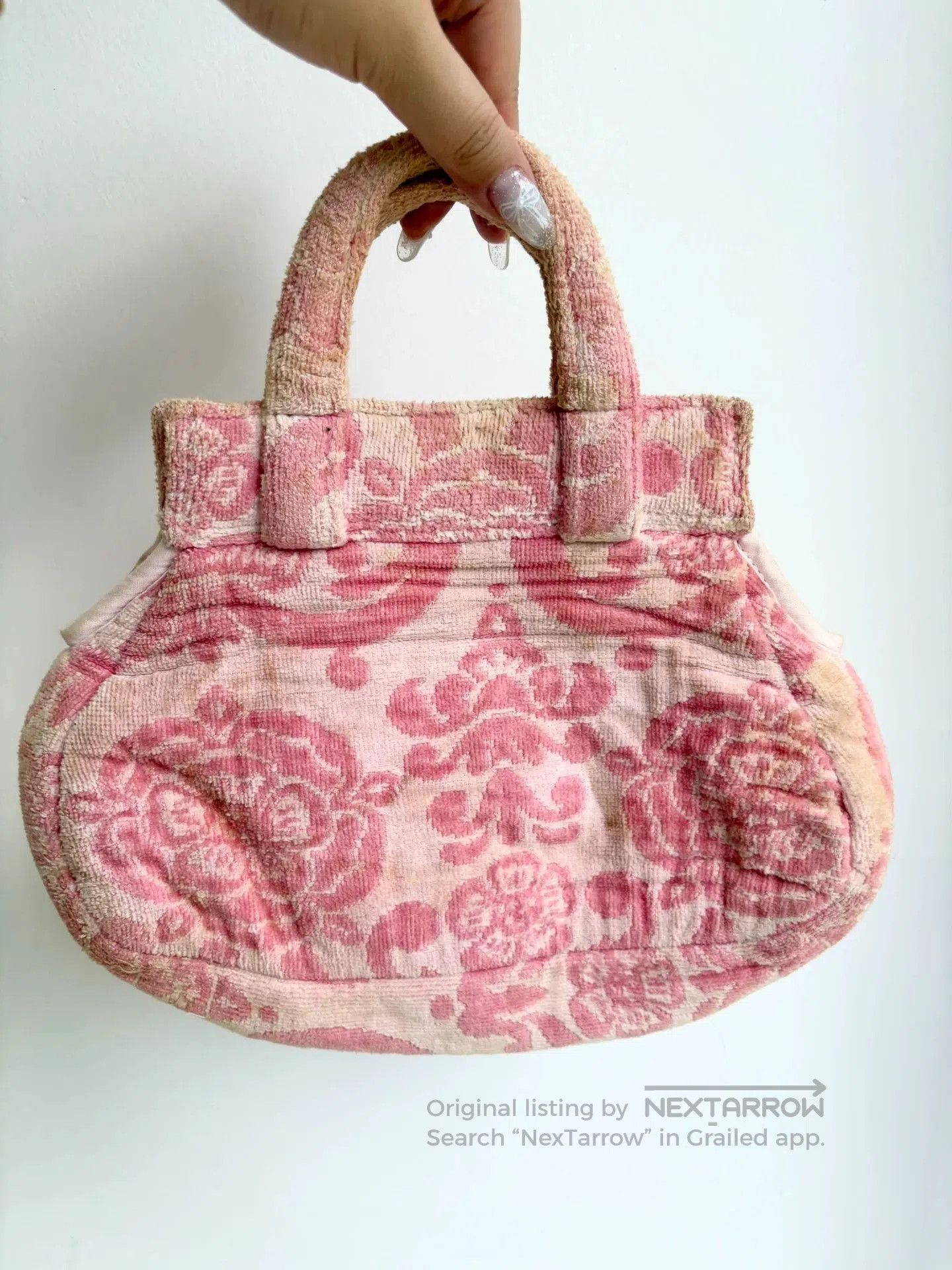 Vivienne Westwood Vivienne Westwood Vintage Pink Carved Towel Bag Small. Size ONE SIZE - 2 Thumbnail