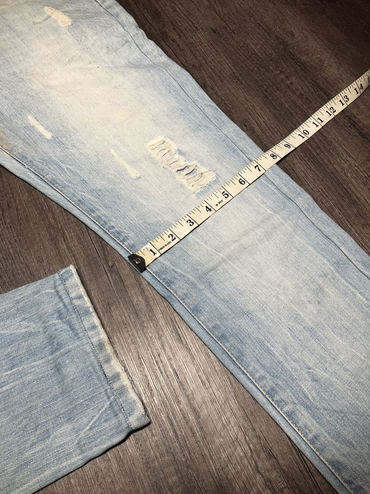 Designer × Dsquared2 × Vintage DSQUARED2 DISTRESSED DENIM JEANS Size US 30 / EU 46 - 6 Thumbnail