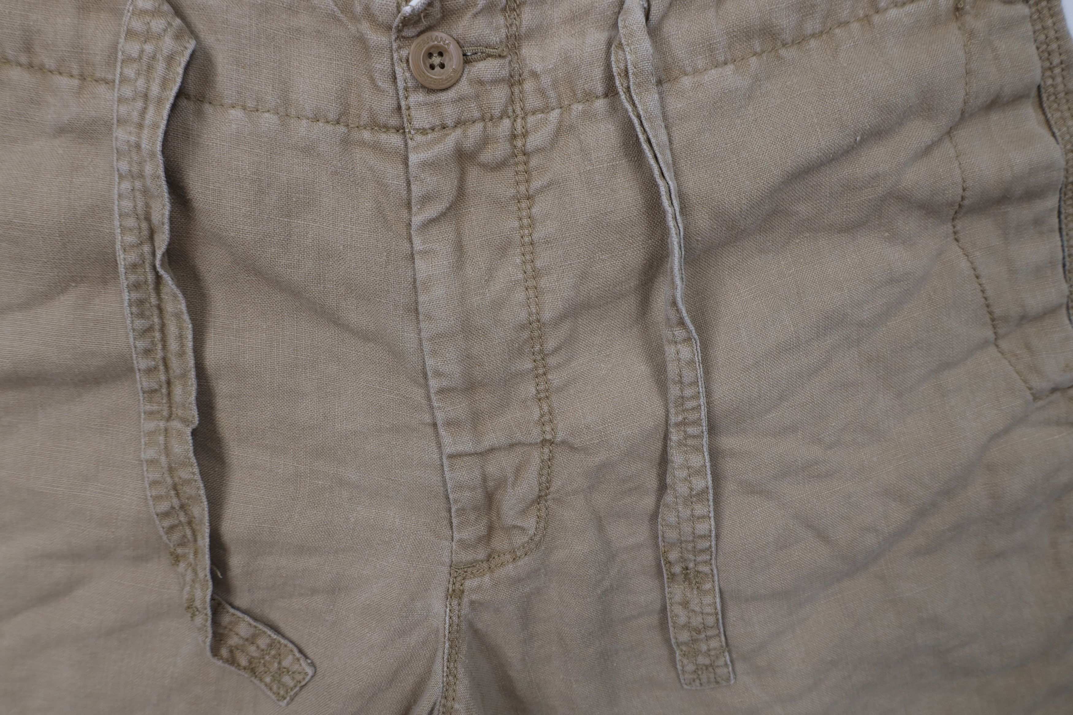 Banana Republic Vintage Banana Republic Faded Above Knee Linen Shorts Beige Size US 34 / EU 50 - 5 Thumbnail