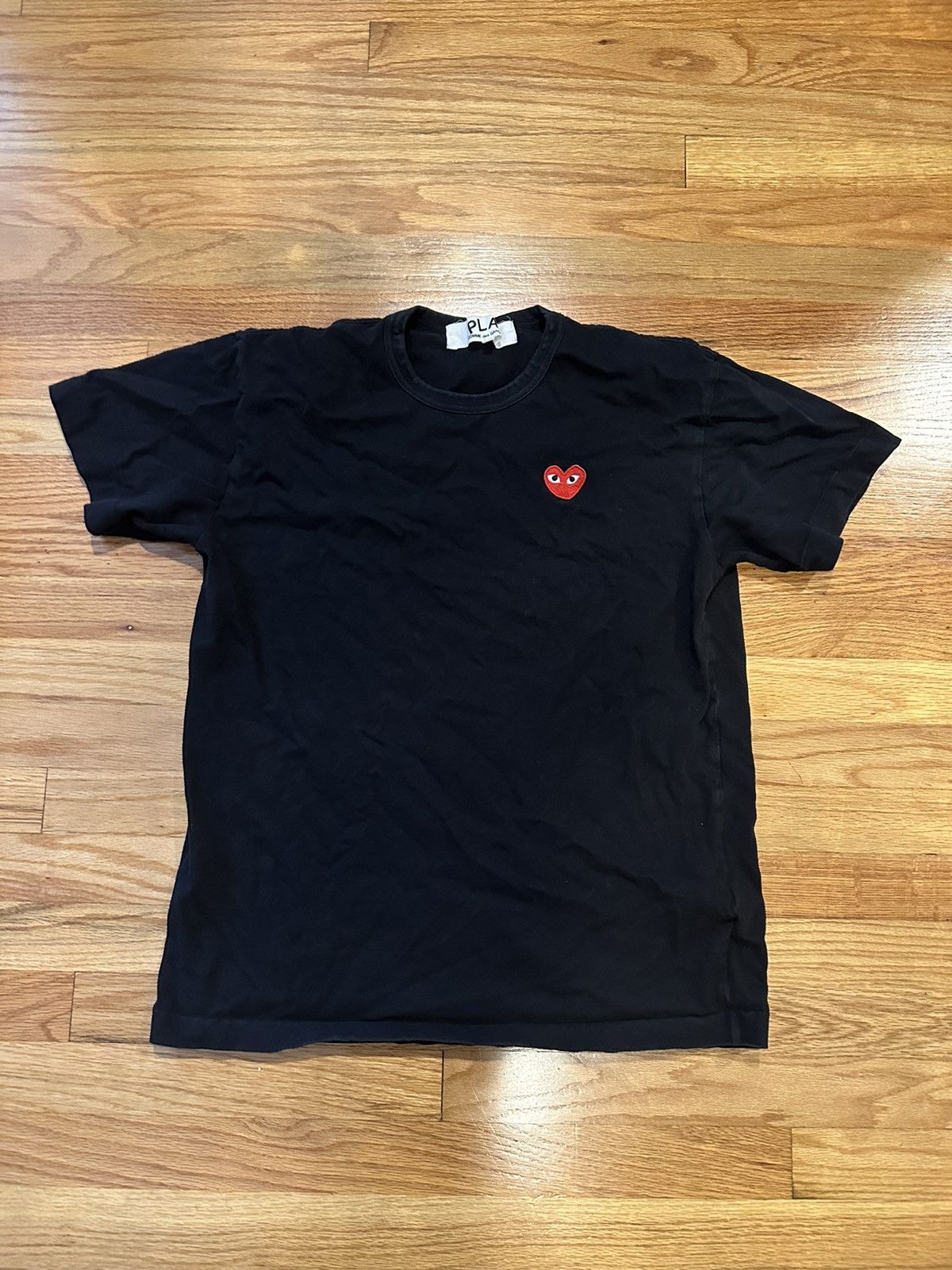 Comme des Garcons Comme des Garcones PLAY Heart Black T-Shirt Size US L / EU 52-54 / 3 - 1 Thumbnail
