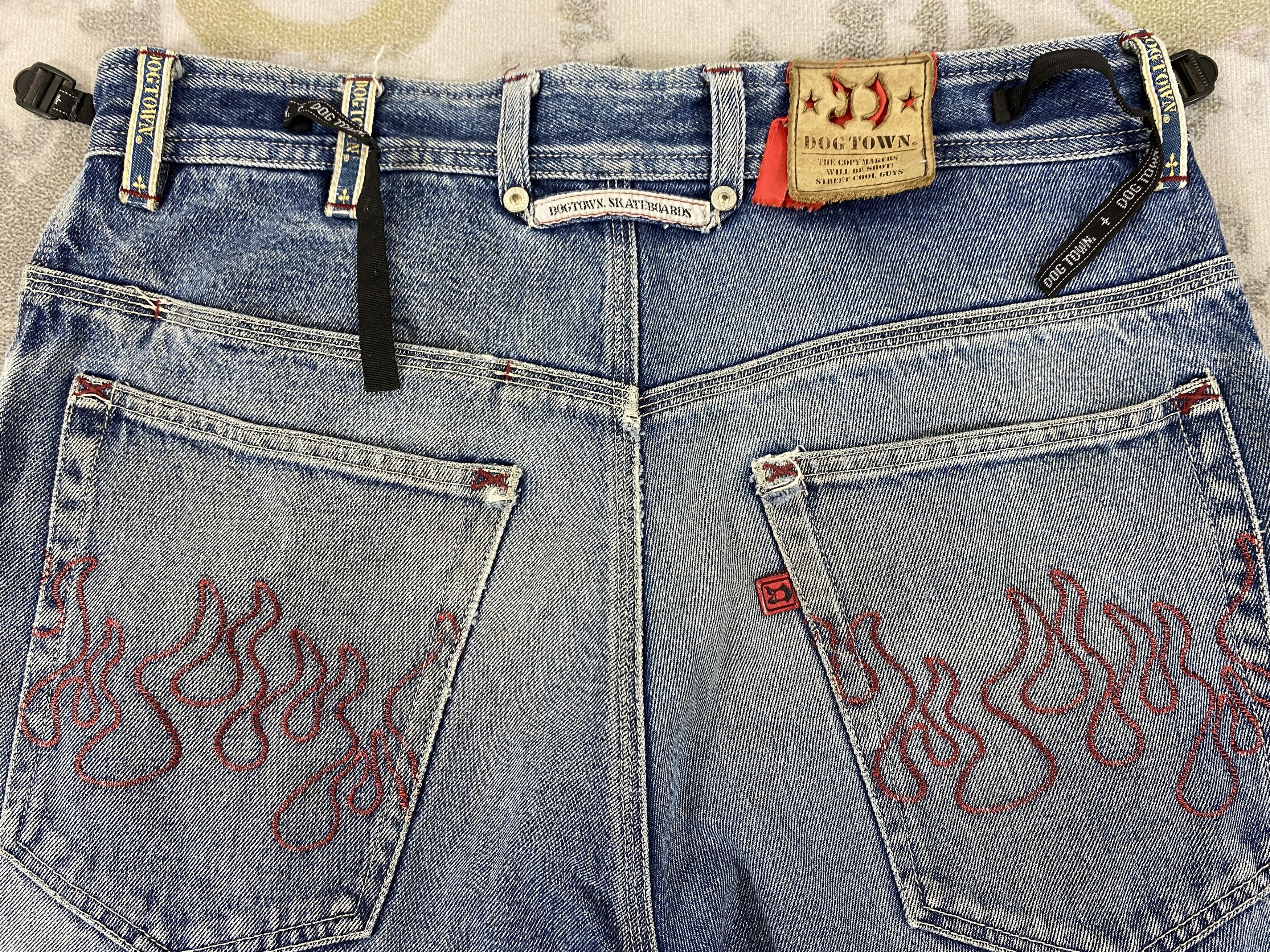 Dogtown Vintage Dog Town Baggy/Balloon Jeans 31x33.5 Denim- JN3929 Size US 31 - 4 Thumbnail