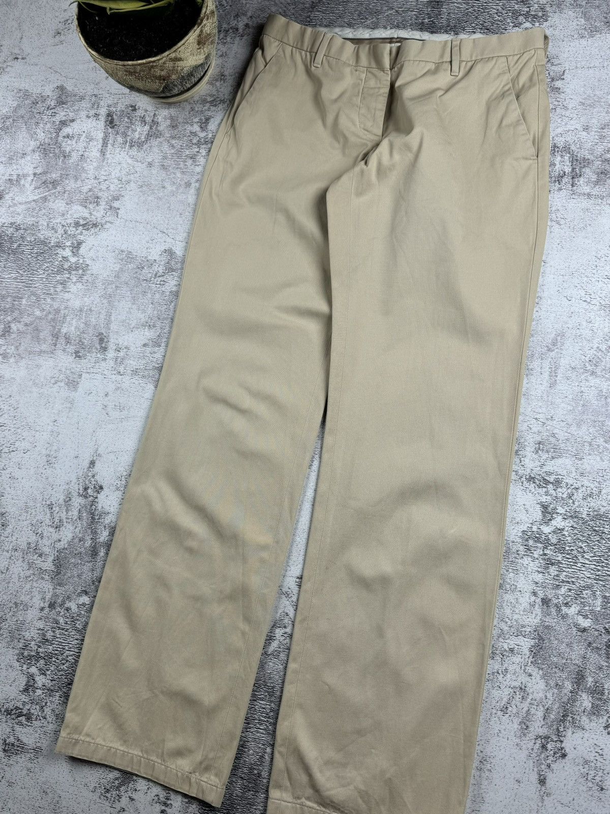 Helmut Lang Helmut Lang 1990S Flat Front Very Rare Trousers Bottoms Pants Size 30" / US 8 / IT 44 - 9 Thumbnail